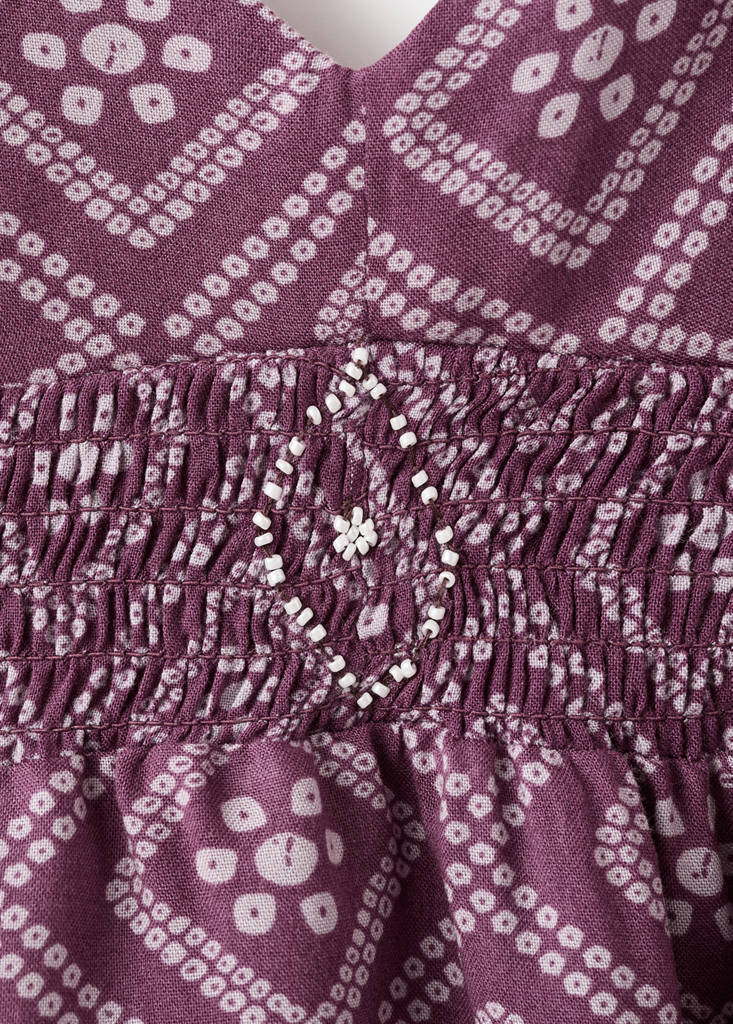 Printed strap top — Light/Pastel Purple