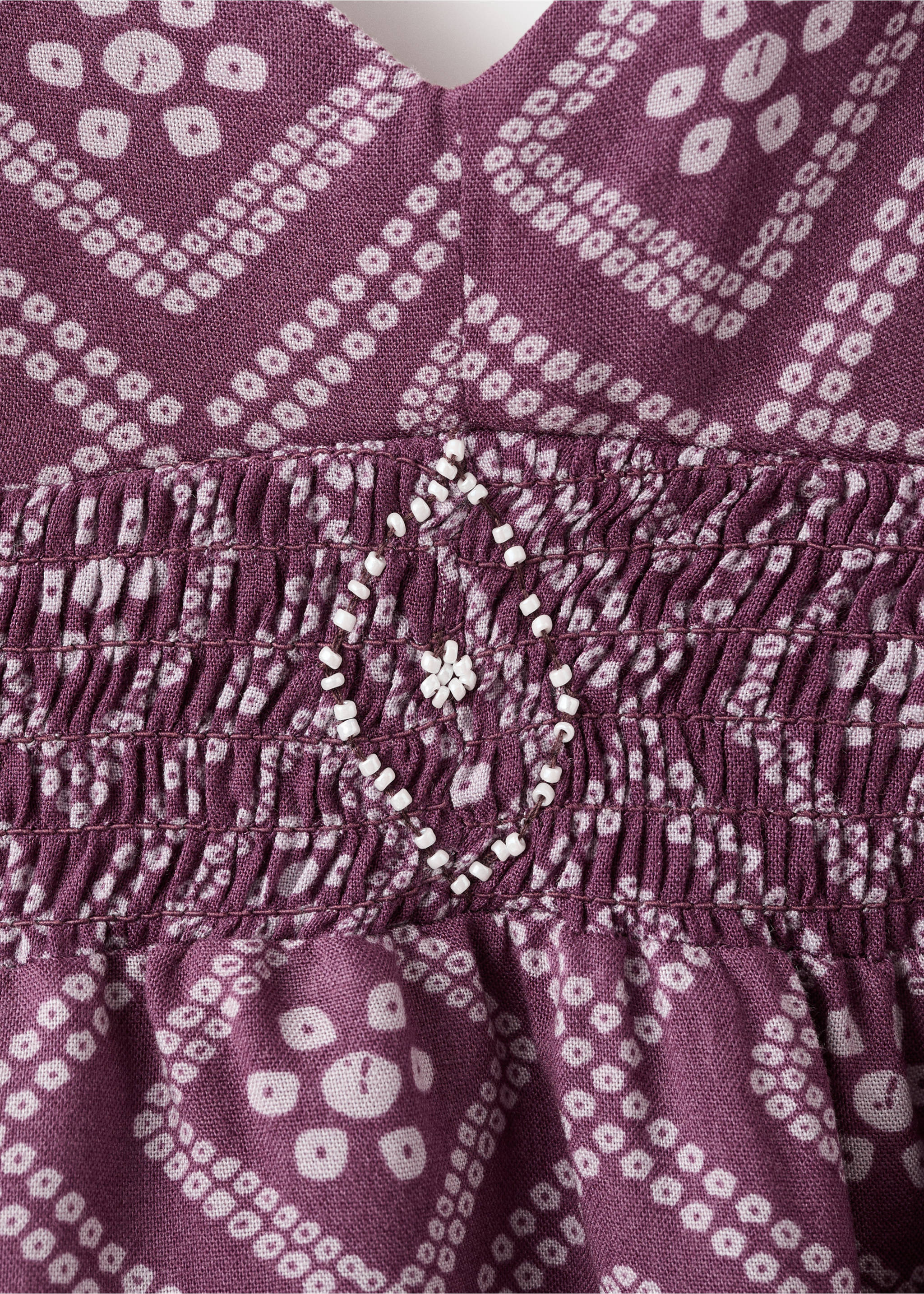 Printed strap top - Details of the article 8, Light/Pastel Purple. Ref: 27038652-00.