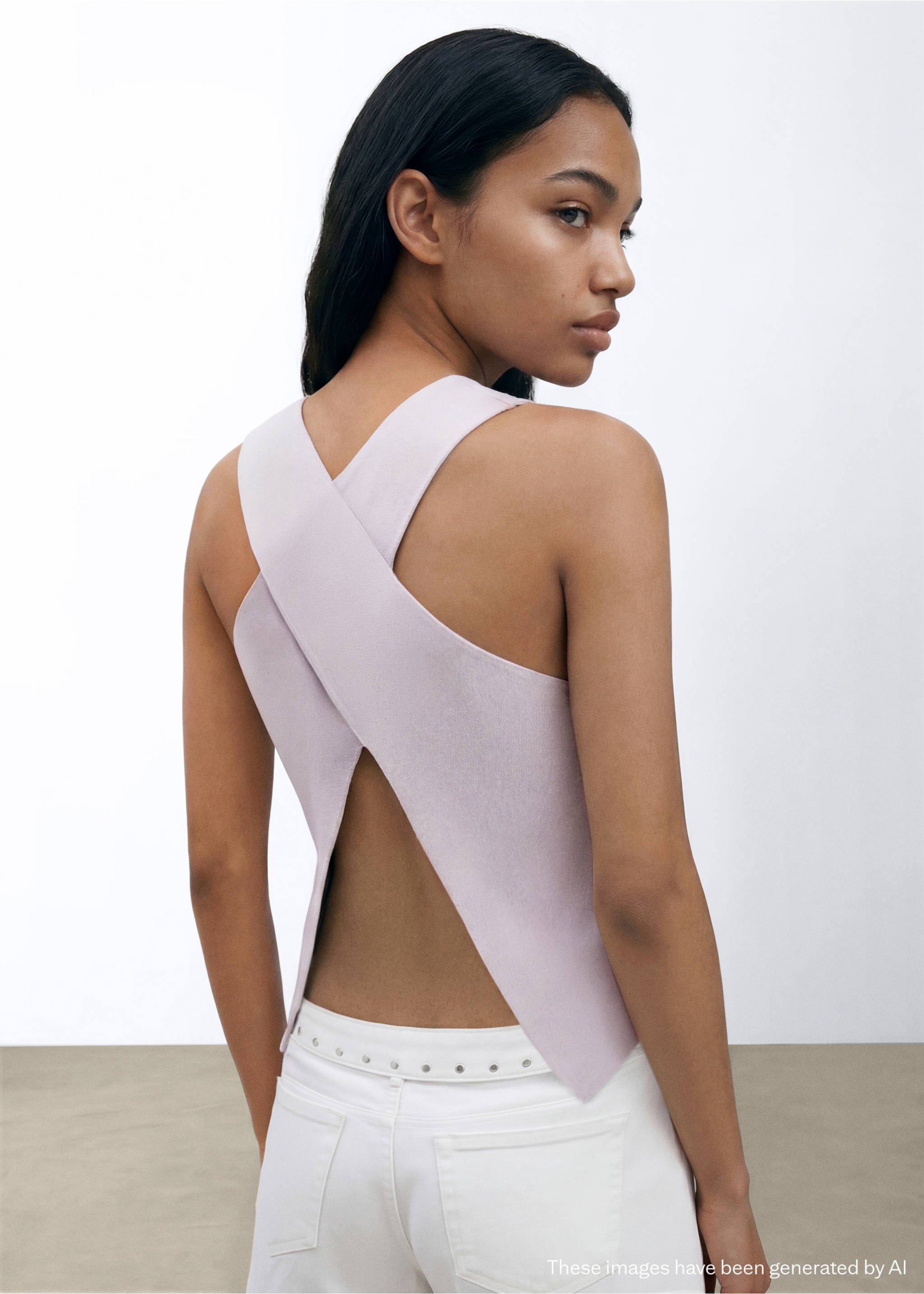 بادي بخلفية ملفوفة - الجهة الخلفية للمنتج, أرجواني شاحب. Ref: 27038654-00.