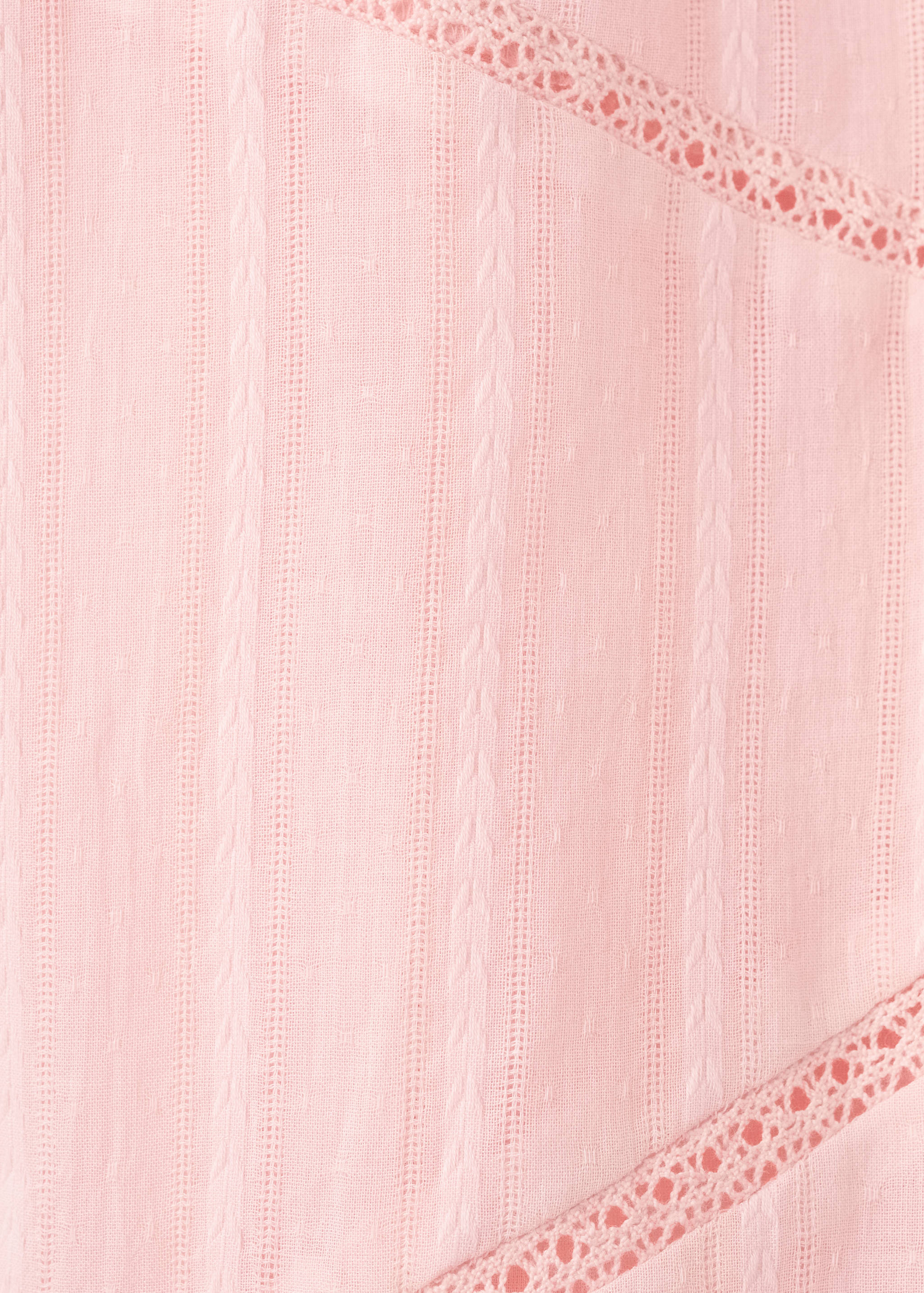 بنطا فضفاض بتفاصيل مثقبة - تفاصيل المنتج 8