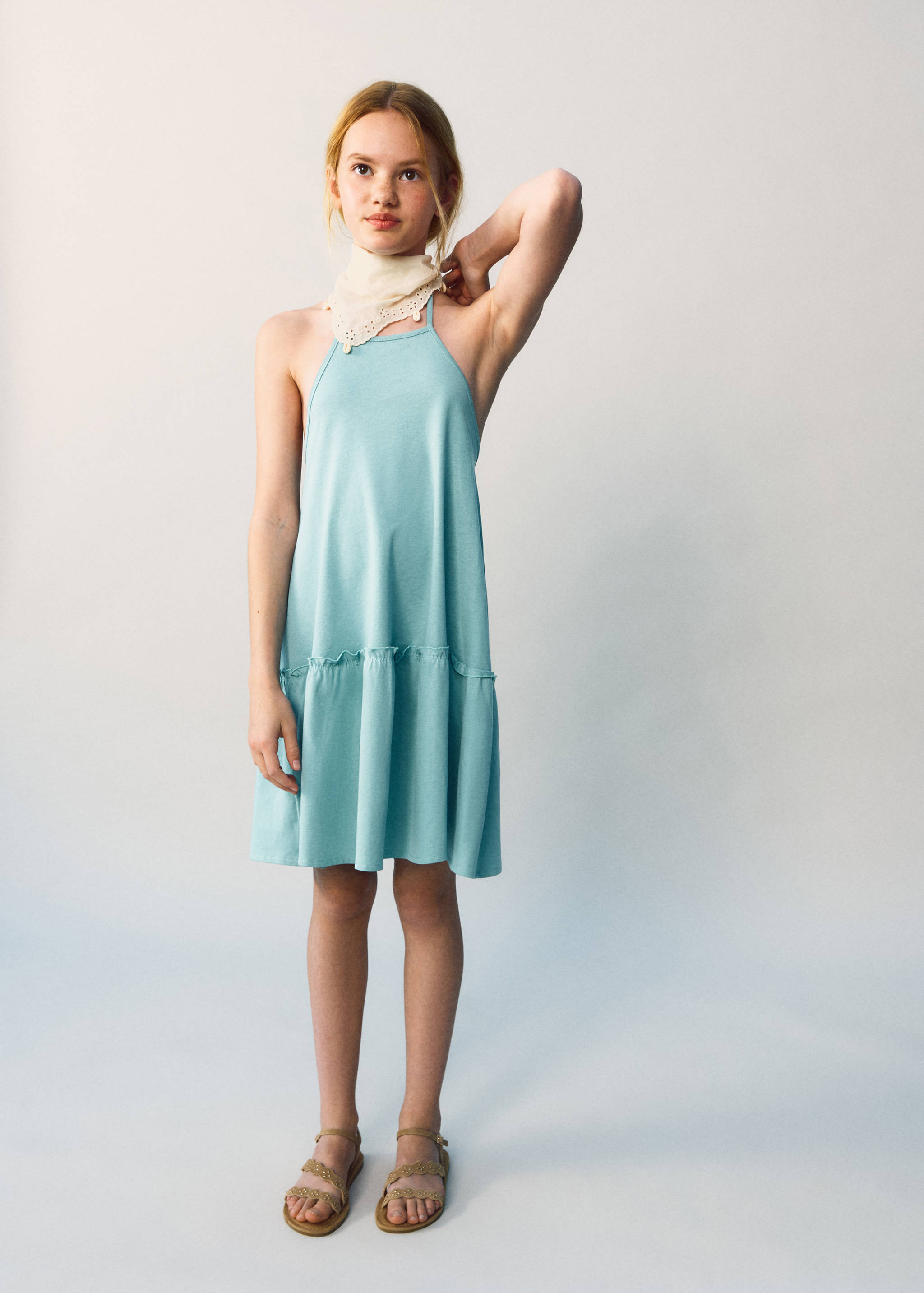 فستان هالتر بألواح - رؤية عامة