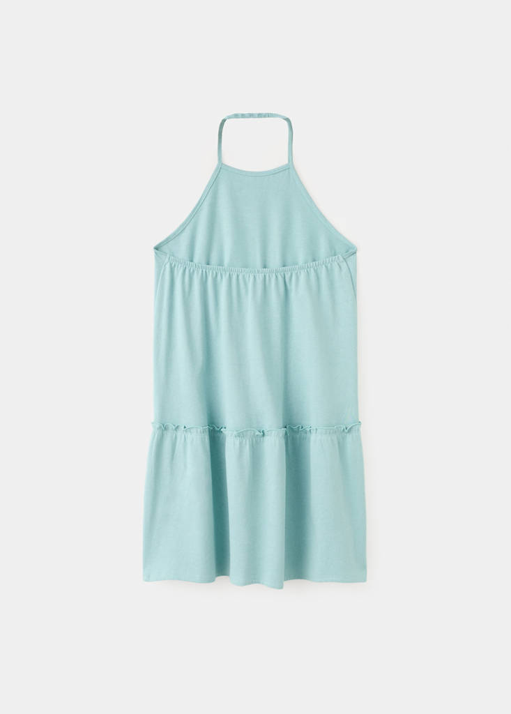 Halter panel dress — Sky Blue