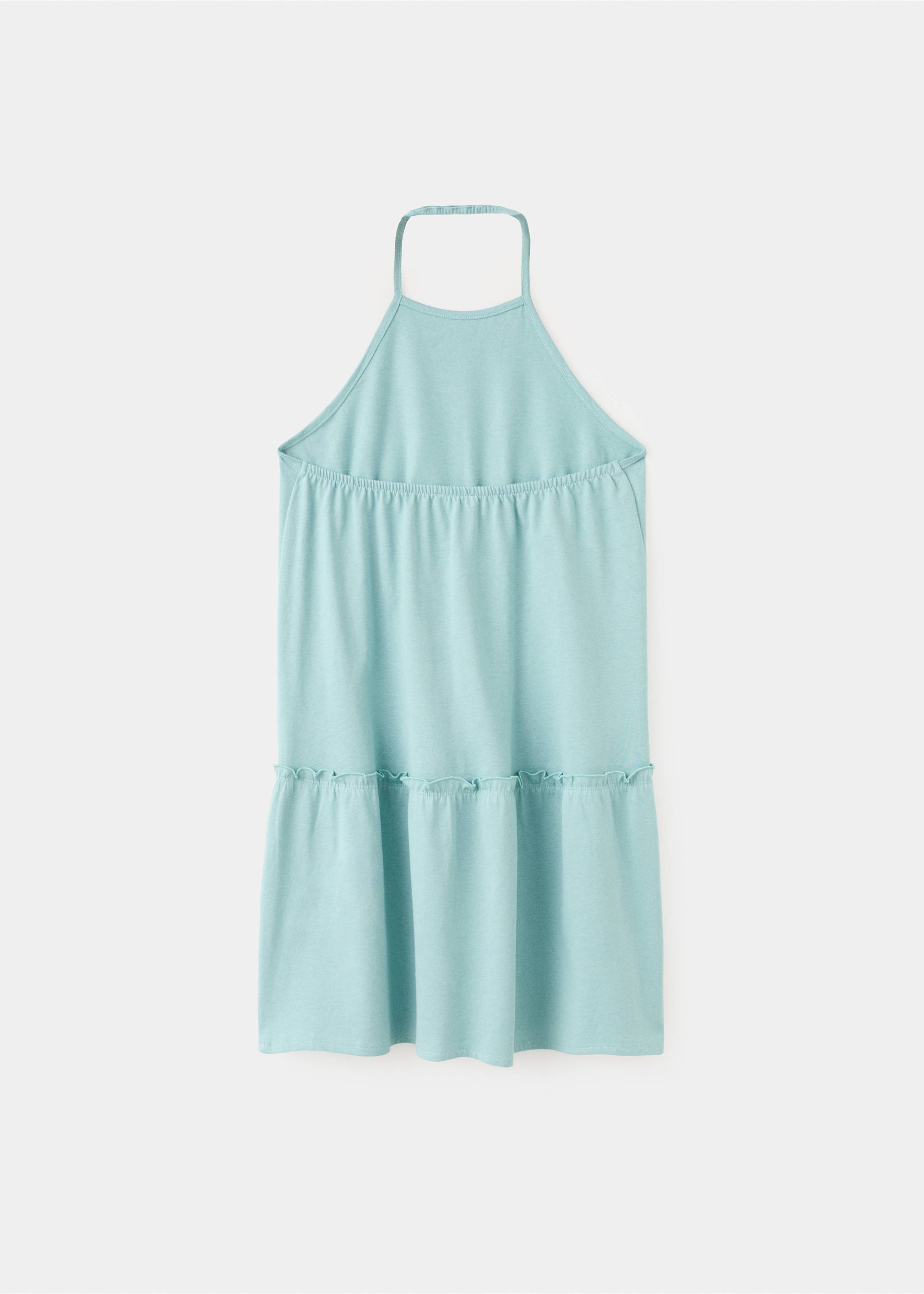 Halter panel dress - Reverse of the article, Sky Blue. Ref: 27038661-00.