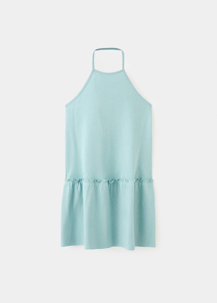 Halter panel dress — Sky Blue