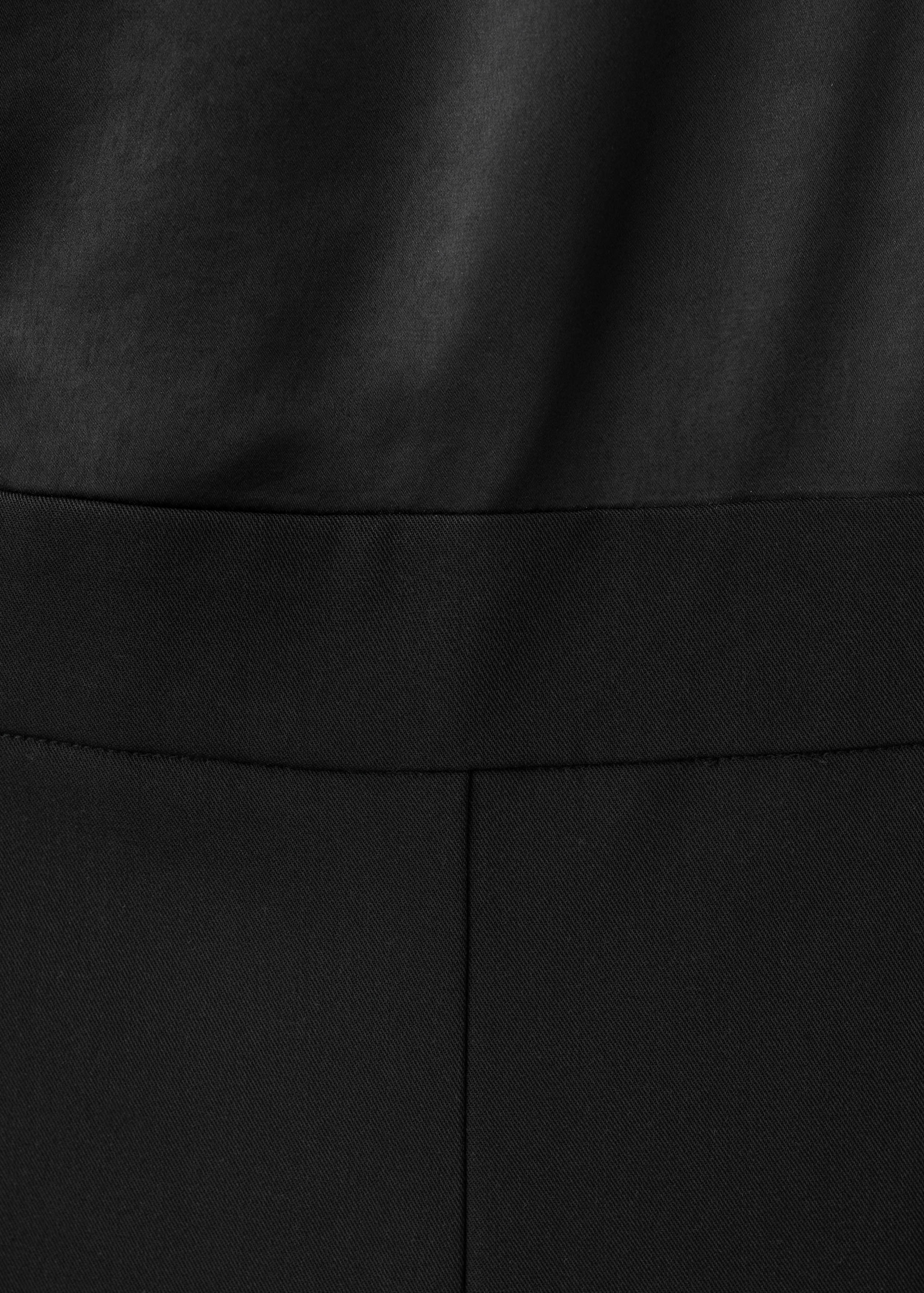 Macacão com estilo de lingerie acetinado - Pormenor do artigo 8