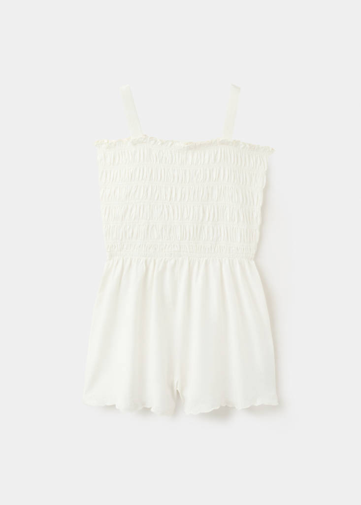 Short distressed jumpsuit — Off White