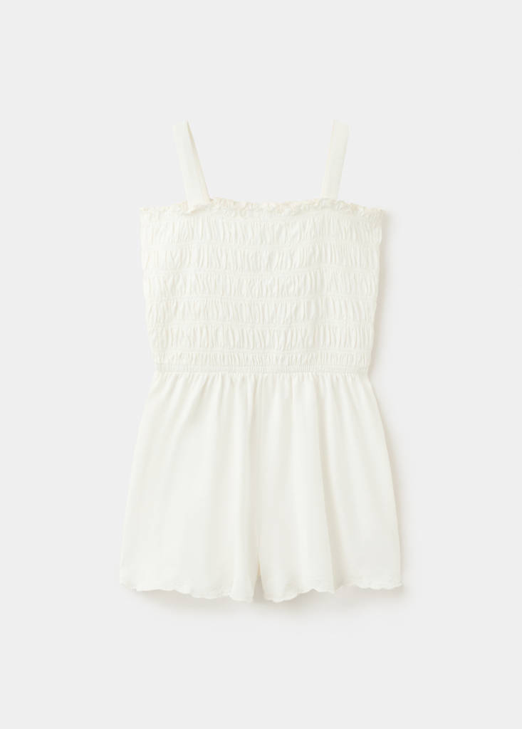 Short distressed jumpsuit — Off White