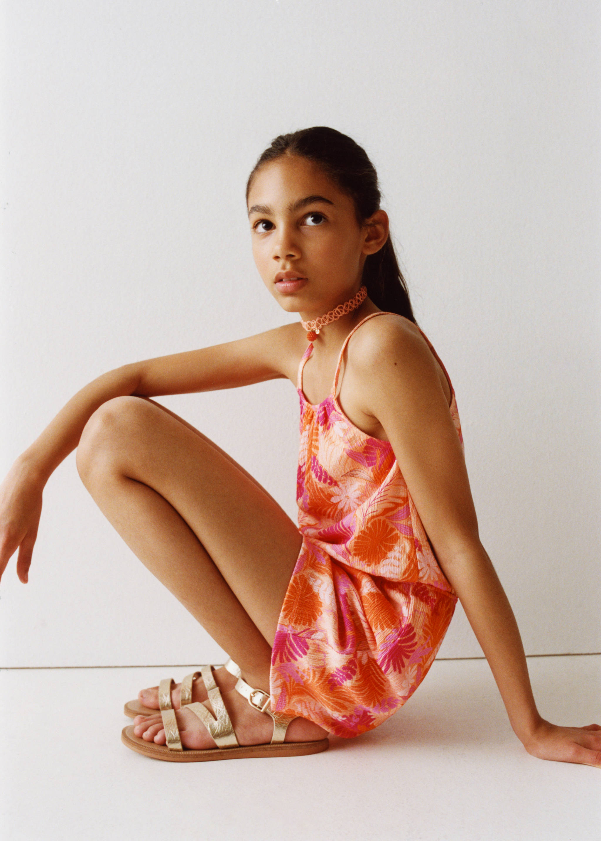 Floral print jumpsuit - Details of the article 5