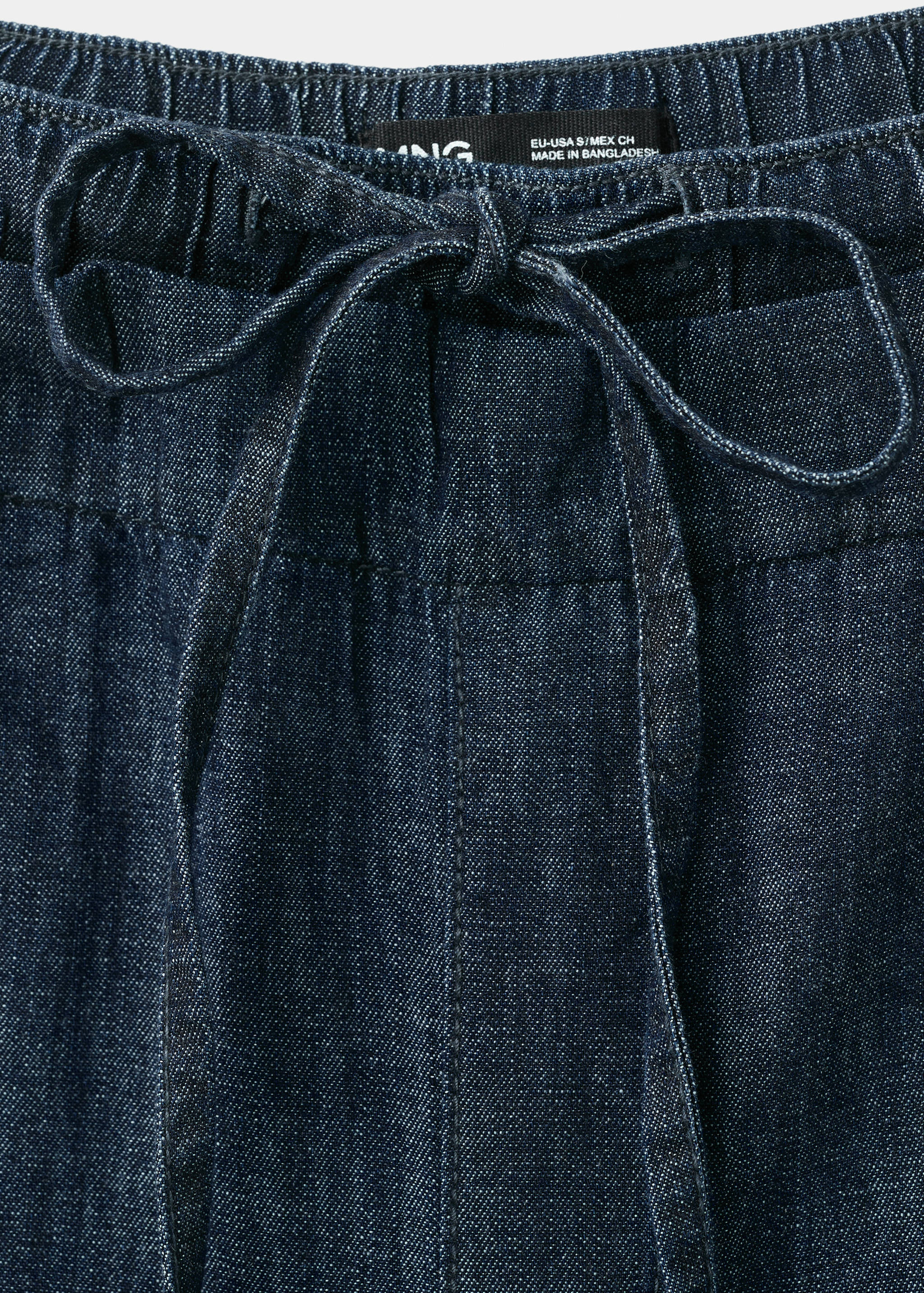 Pantalon denim wide leg - Détail de l'article 8