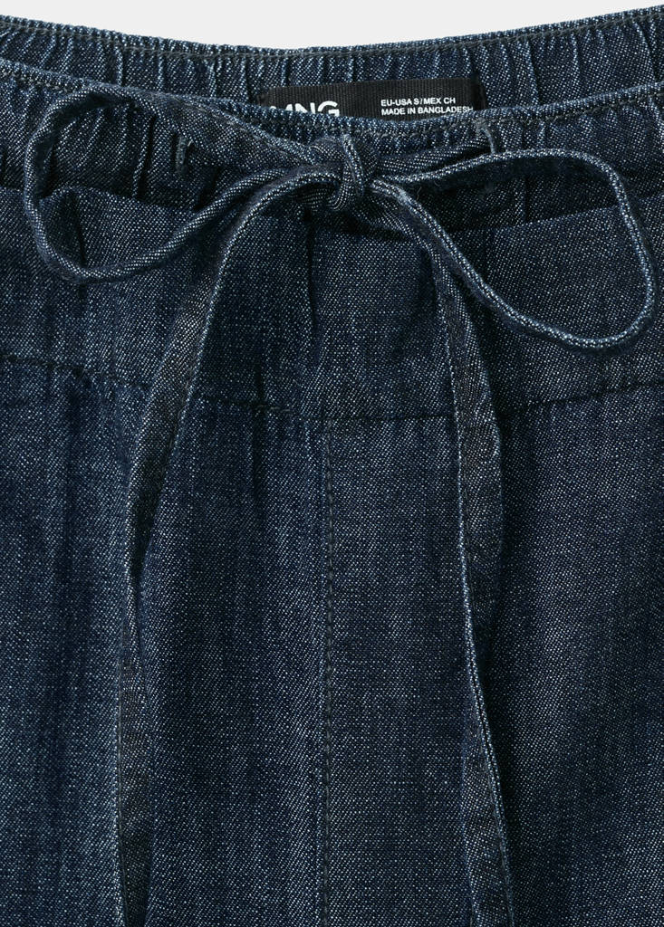 Wide leg denim trousers — Open Blue