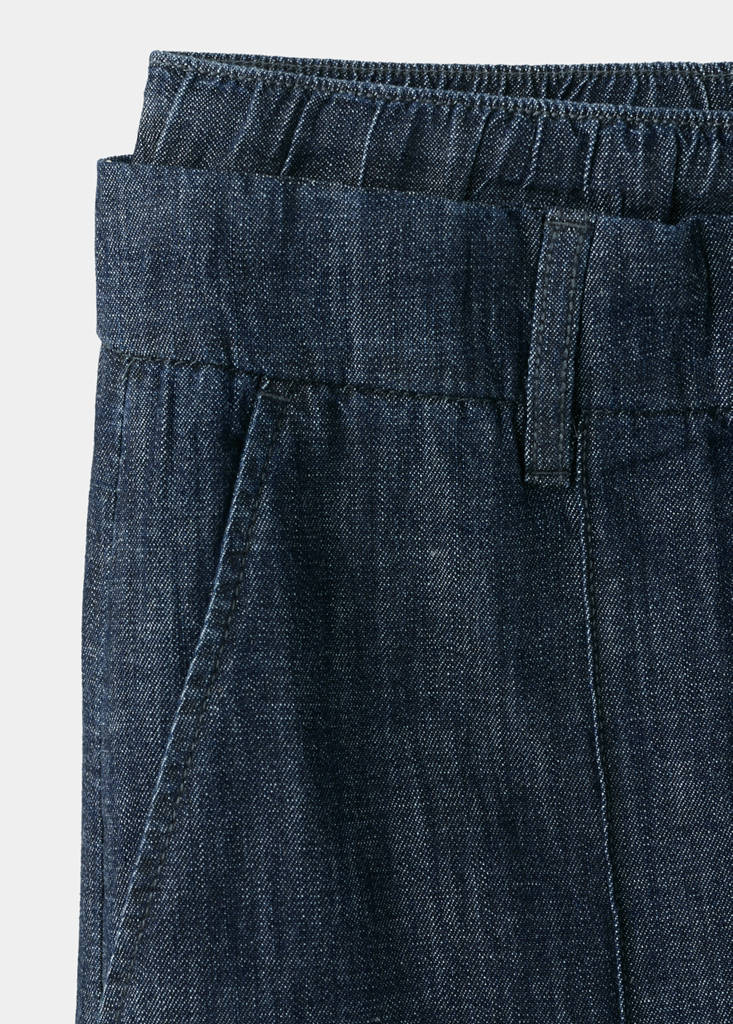 Wide leg denim trousers — Open Blue