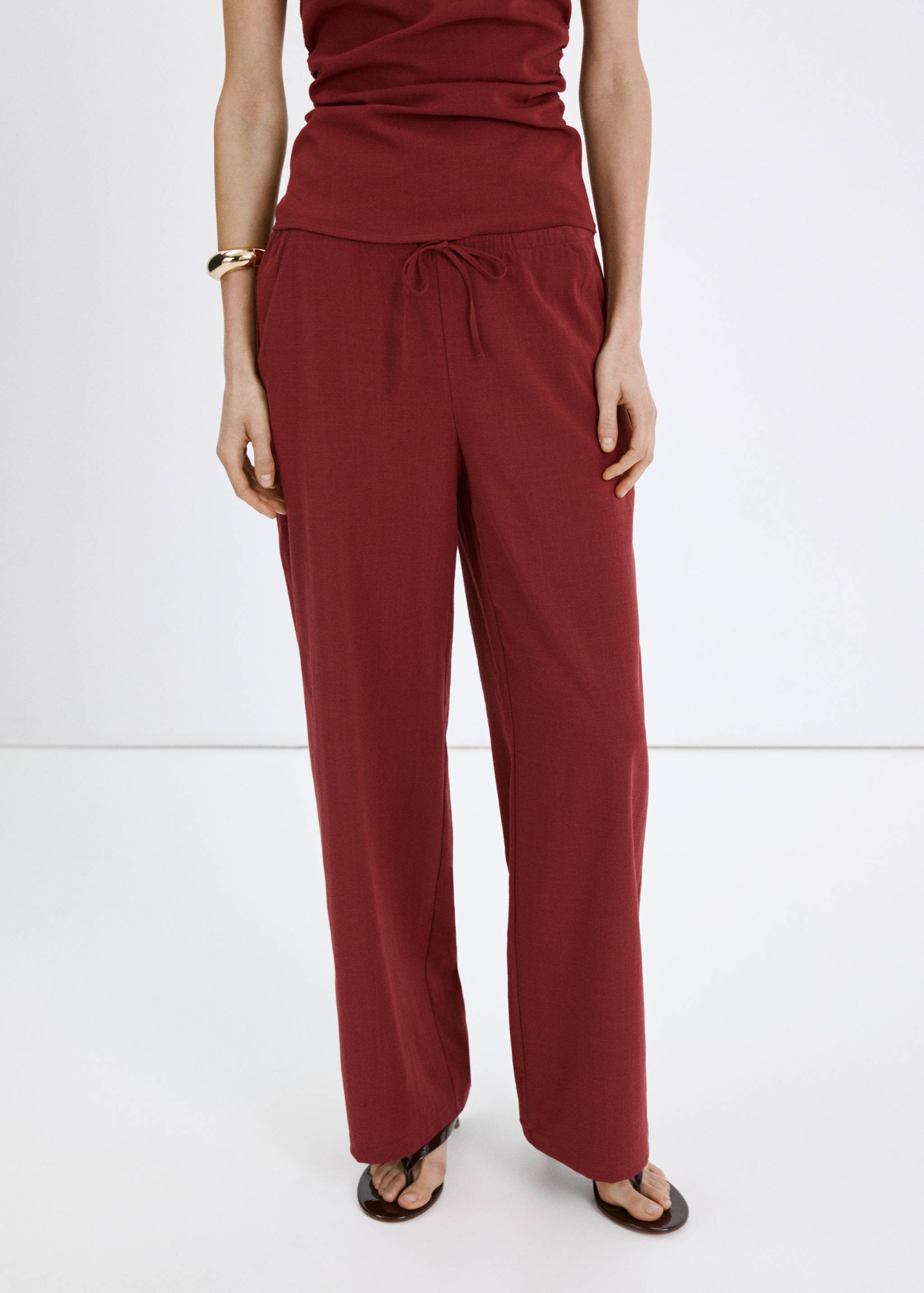 Bow straight trousers - Details of the article 6