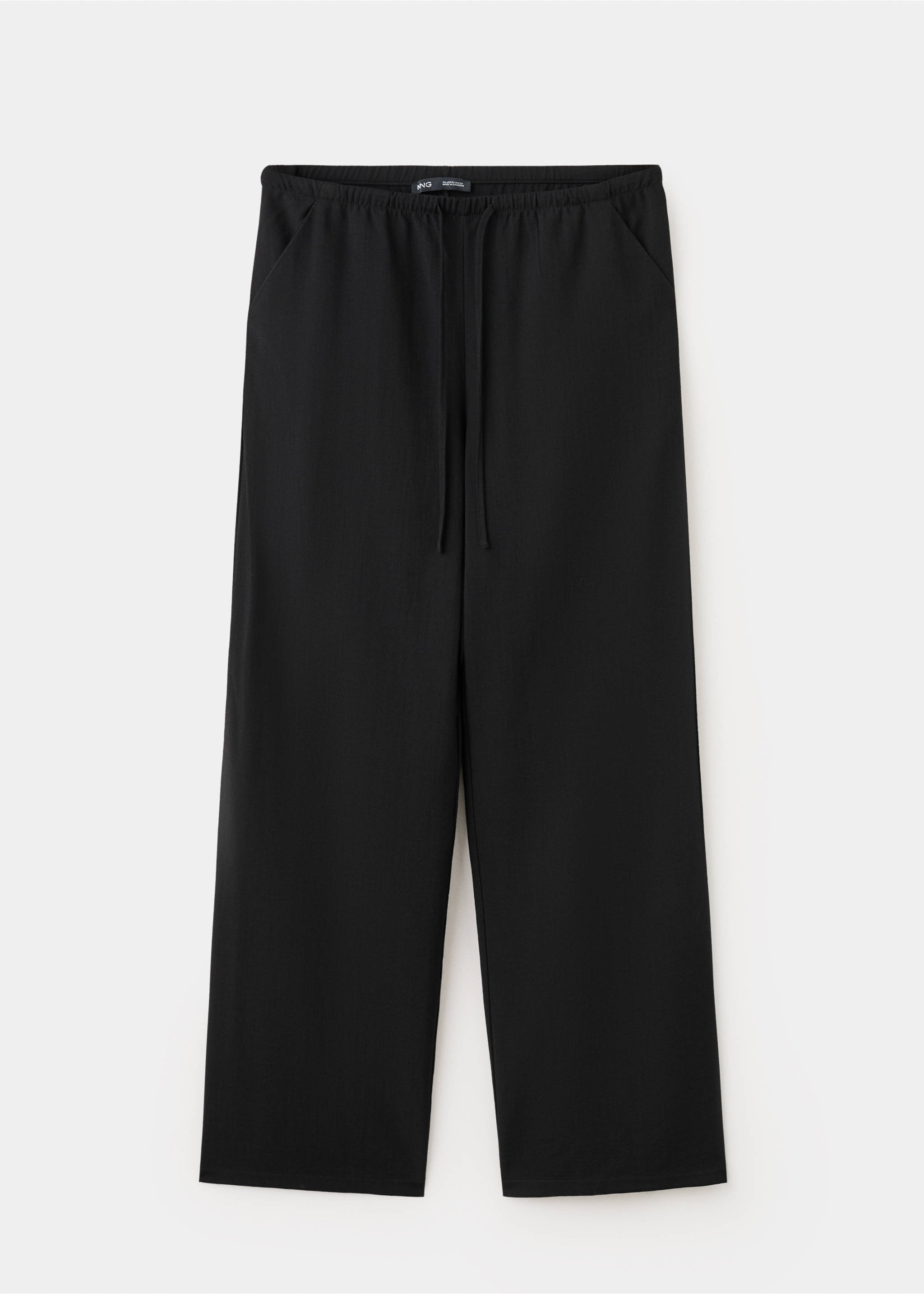 Bow straight trousers - Article without model, Black. Ref: 27039057-00.