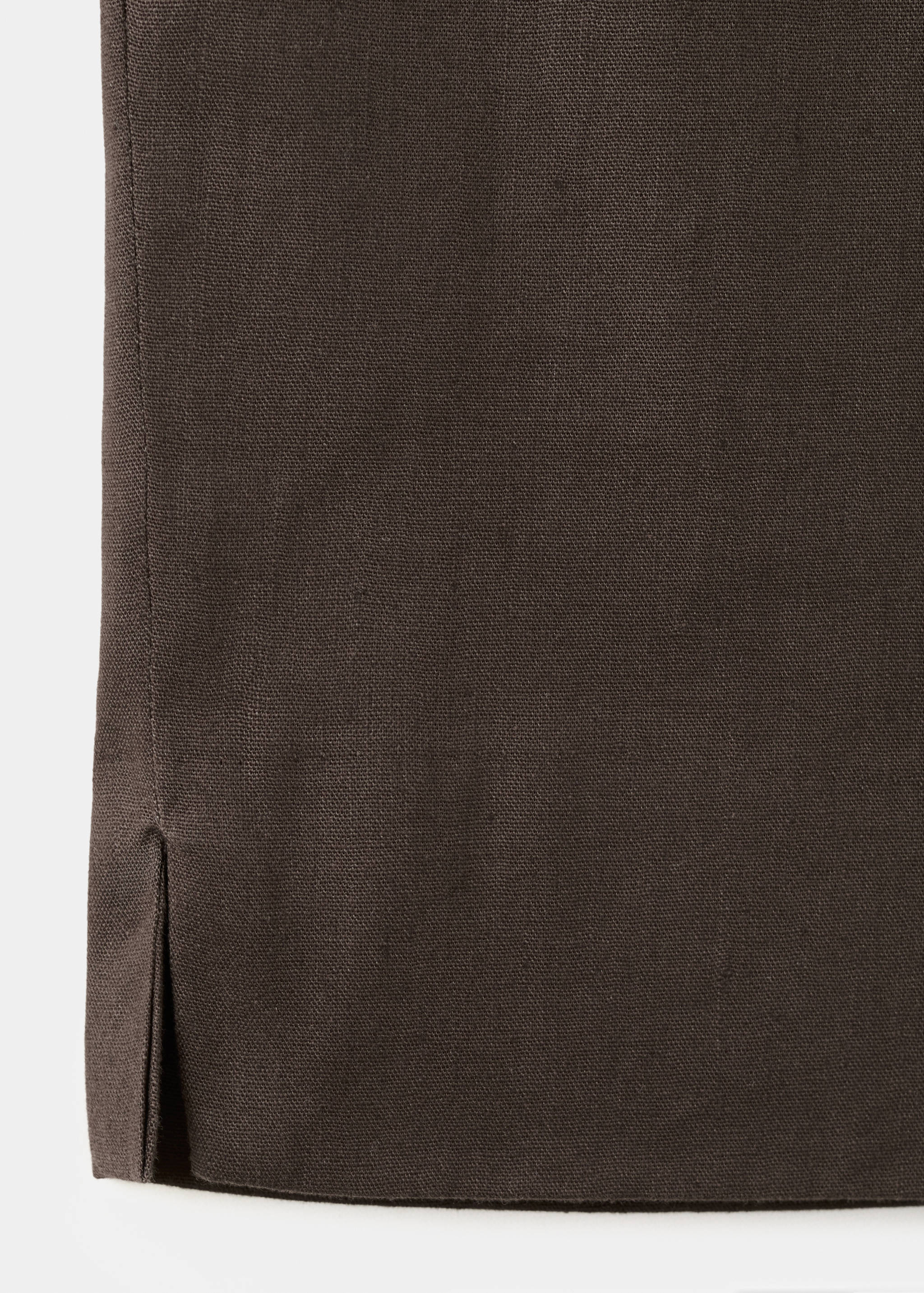 Linen capri trousers - Details of the article 0
