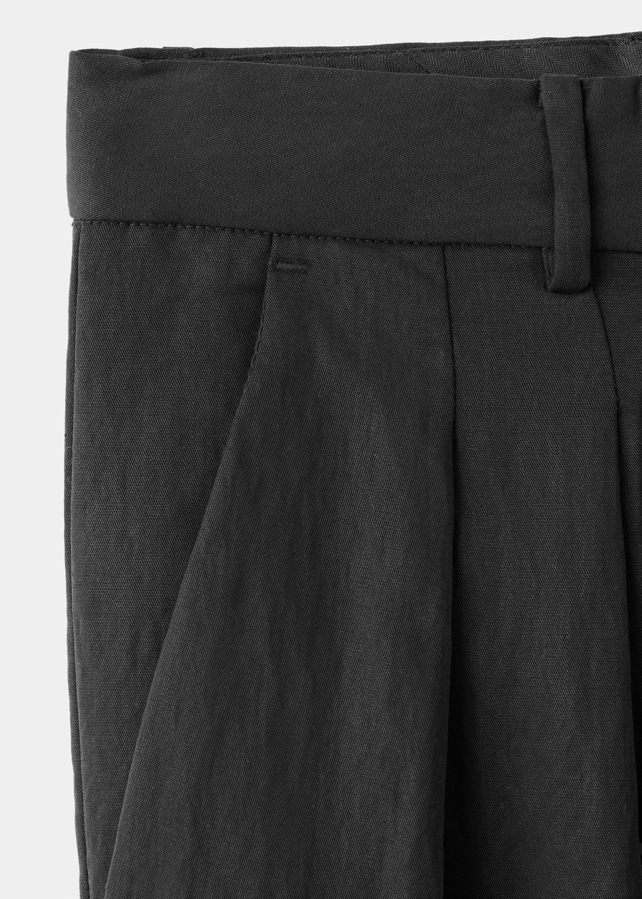 Straight-fit lyocell trousers - Details of the article 8