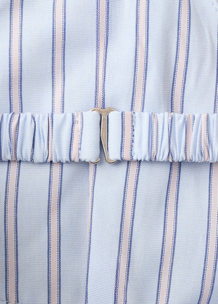 Short top with bead detail — Sky Blue