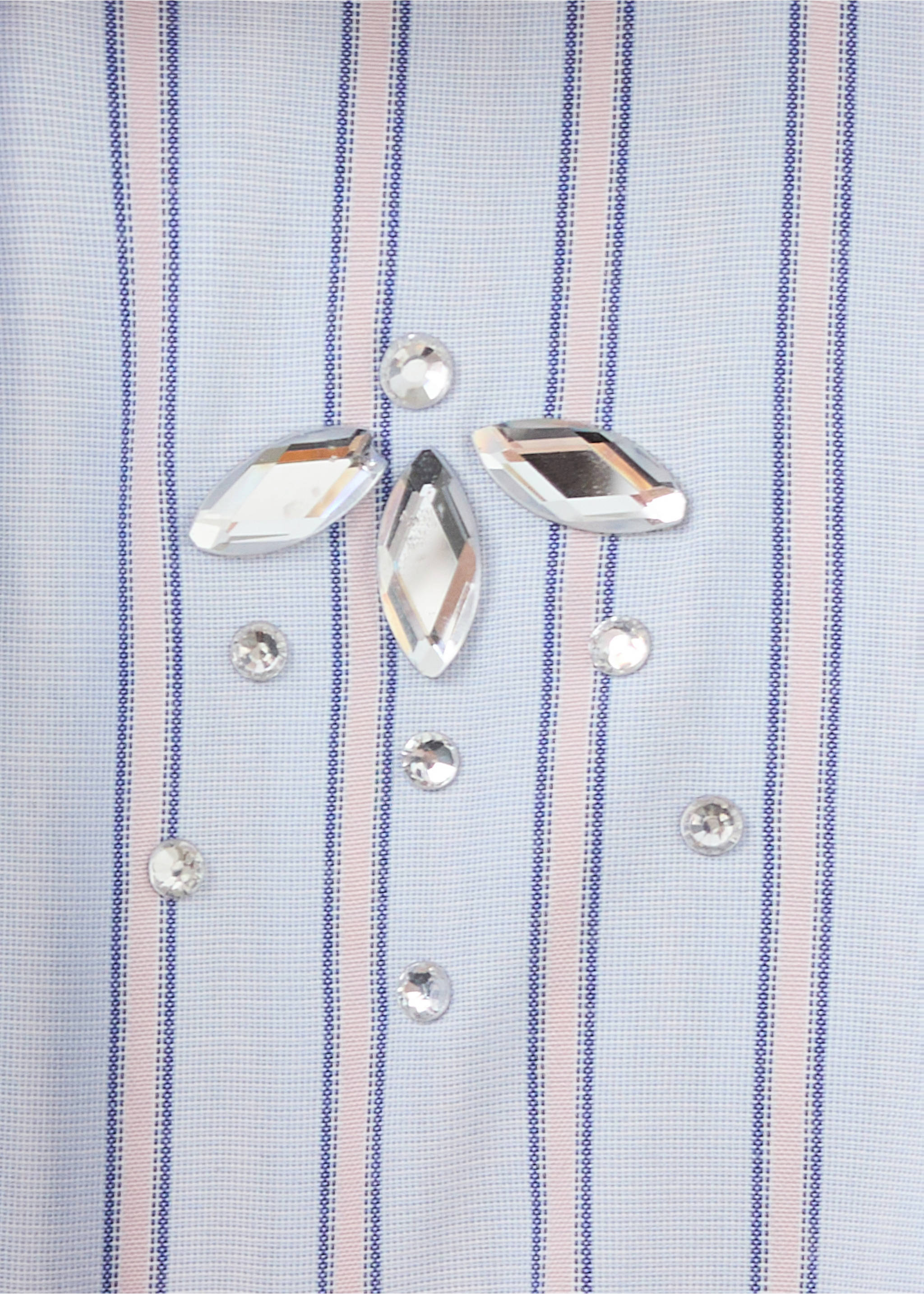 Top court détail pierres - Détail de l'article 0, Bleu ciel. Ref: 27039065-00.