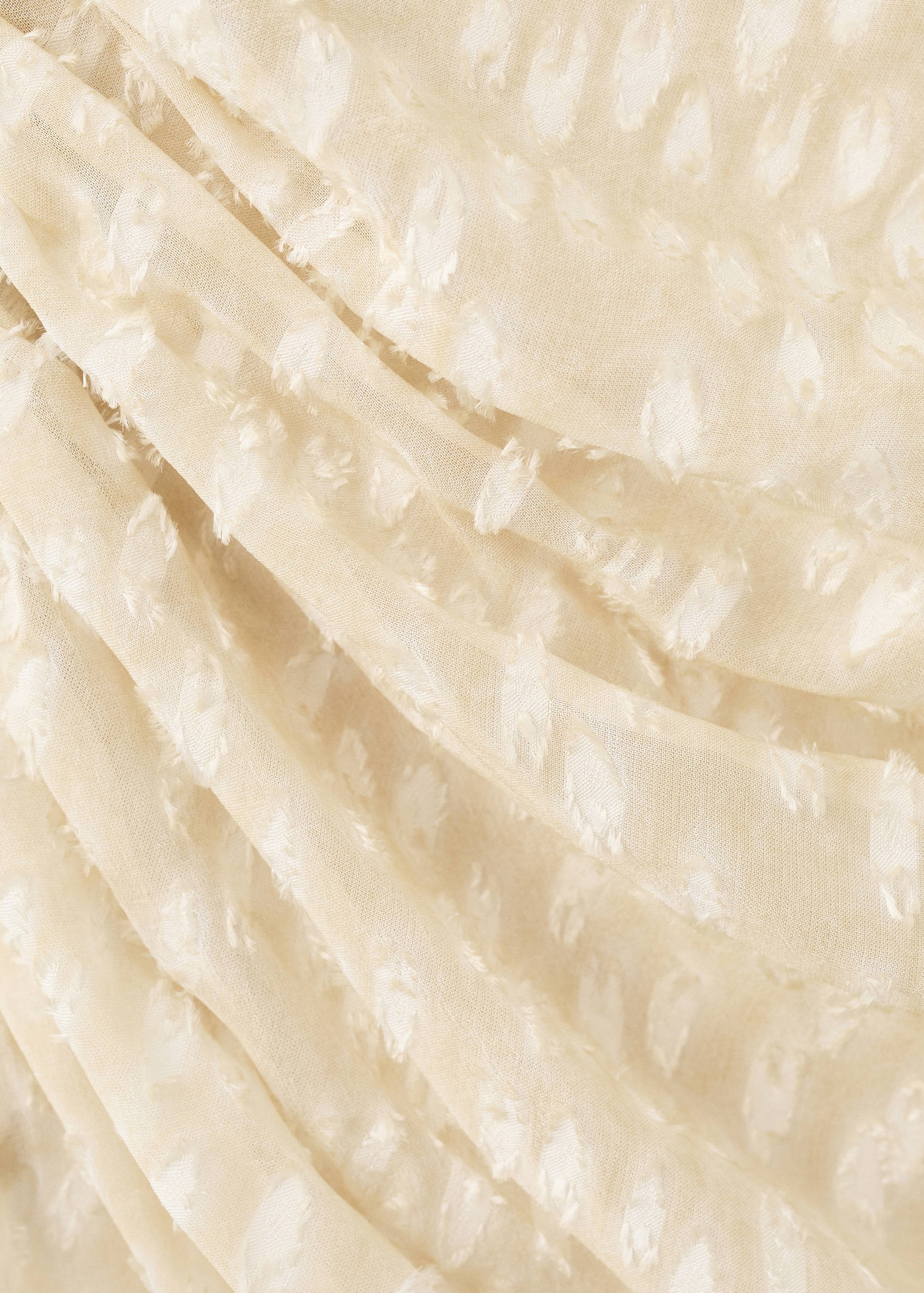 Asymmetric ruched top - Details of the article 0