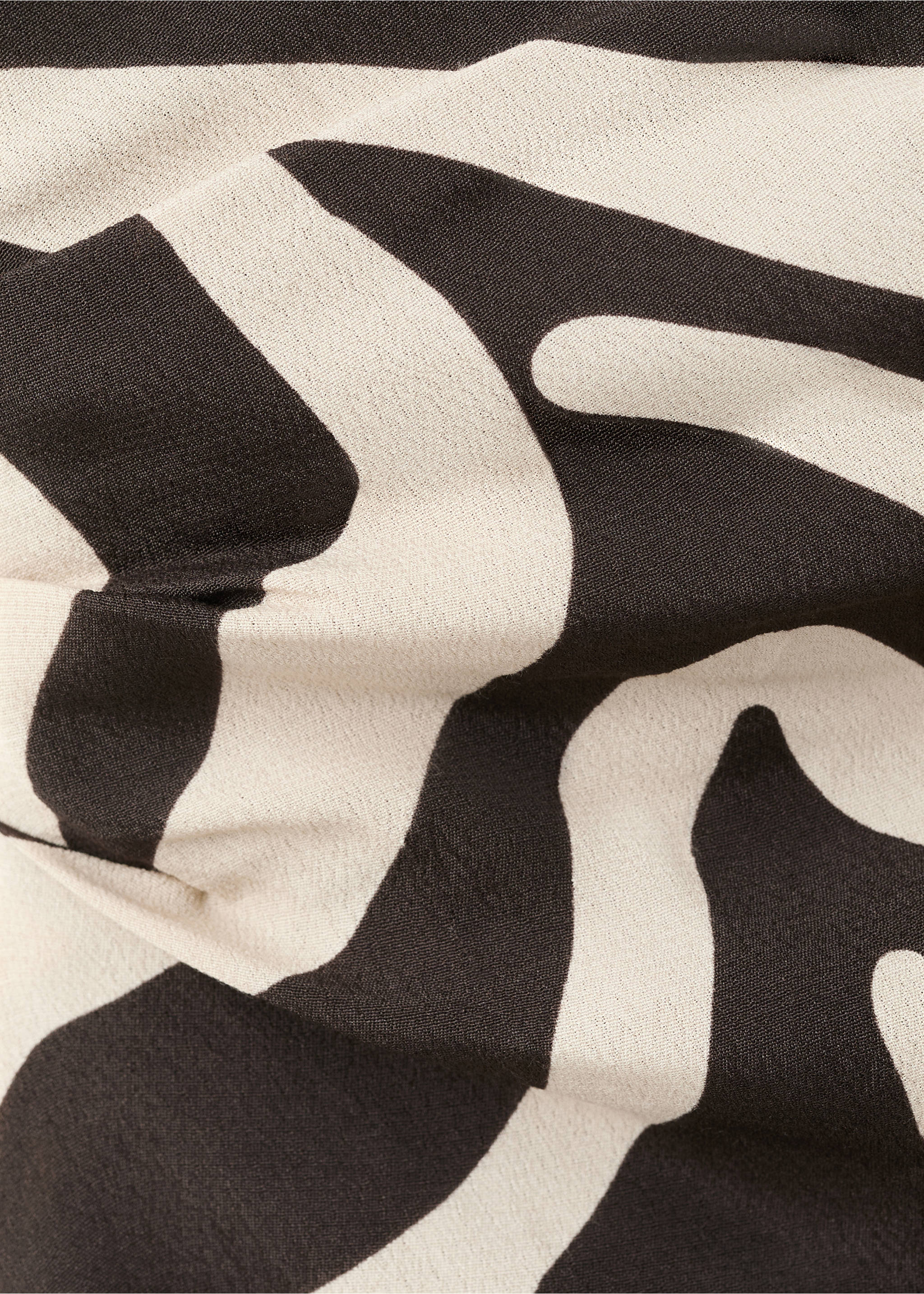 Top asymétrique imprimé - Détail de l'article 0, Marron. Ref: 27039070-00.