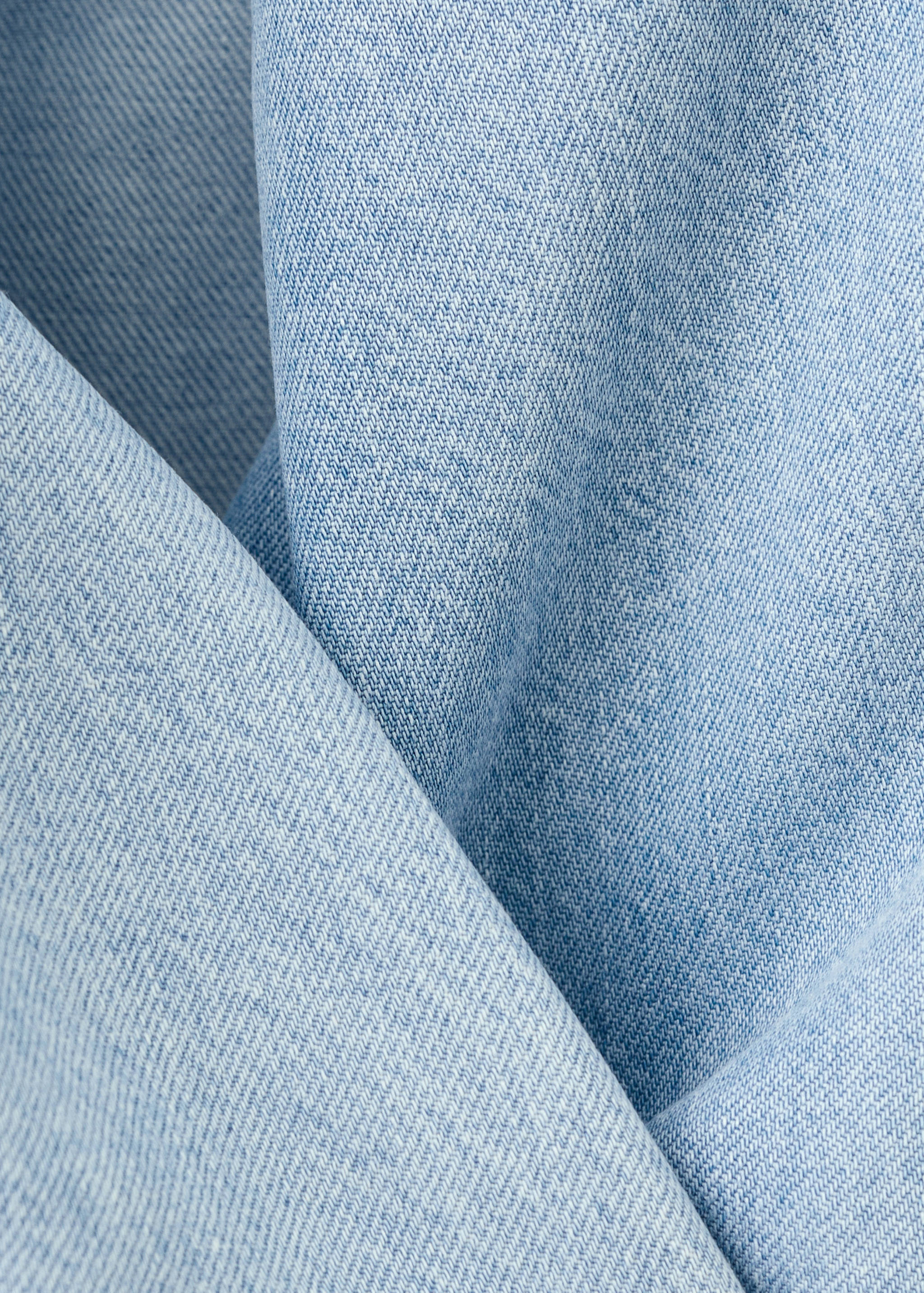 Lyocell top with draped neck - Details of the article 8