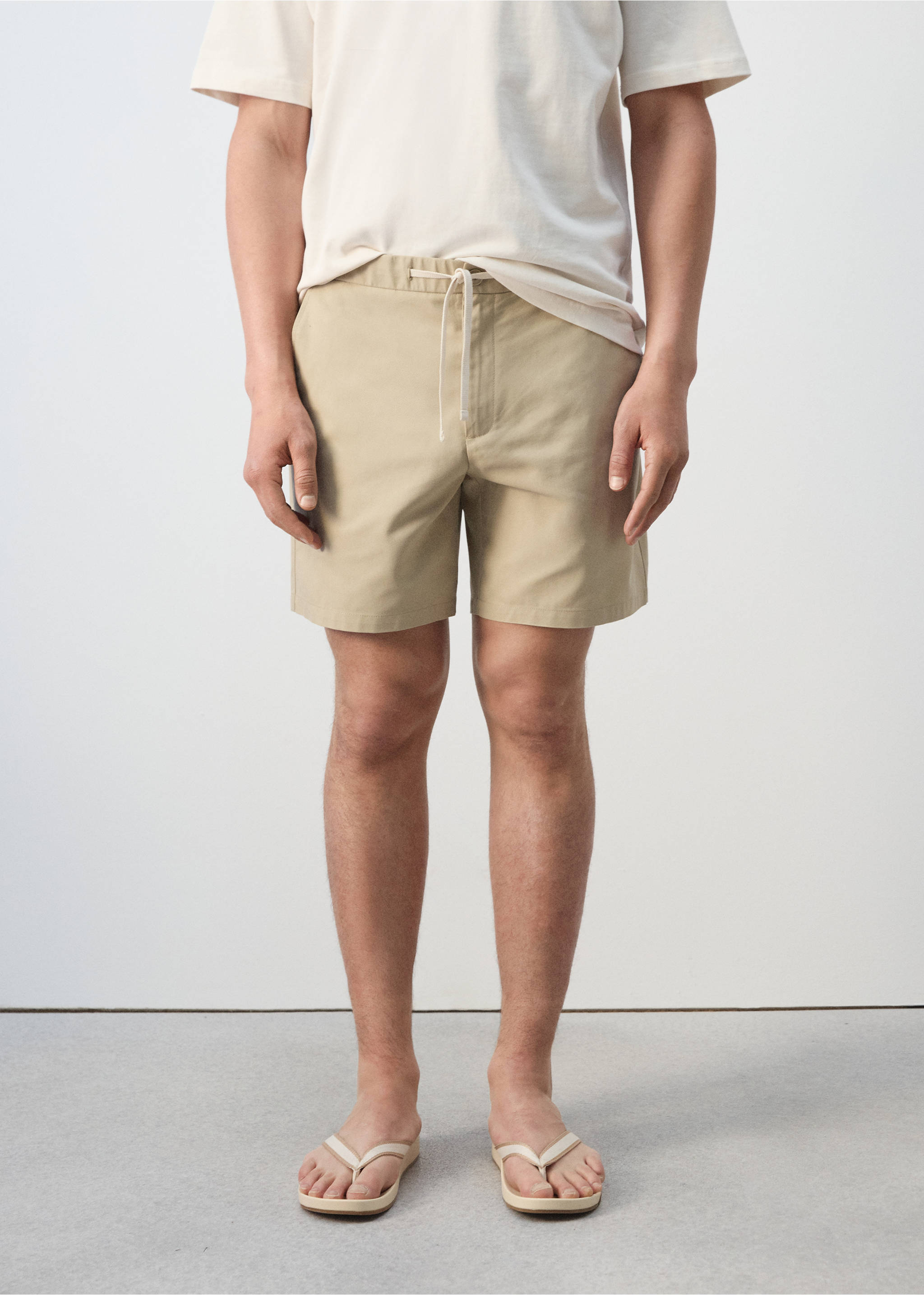 Bermuda shorts rey - Medium plane, Beige. Ref: 27039206-00.