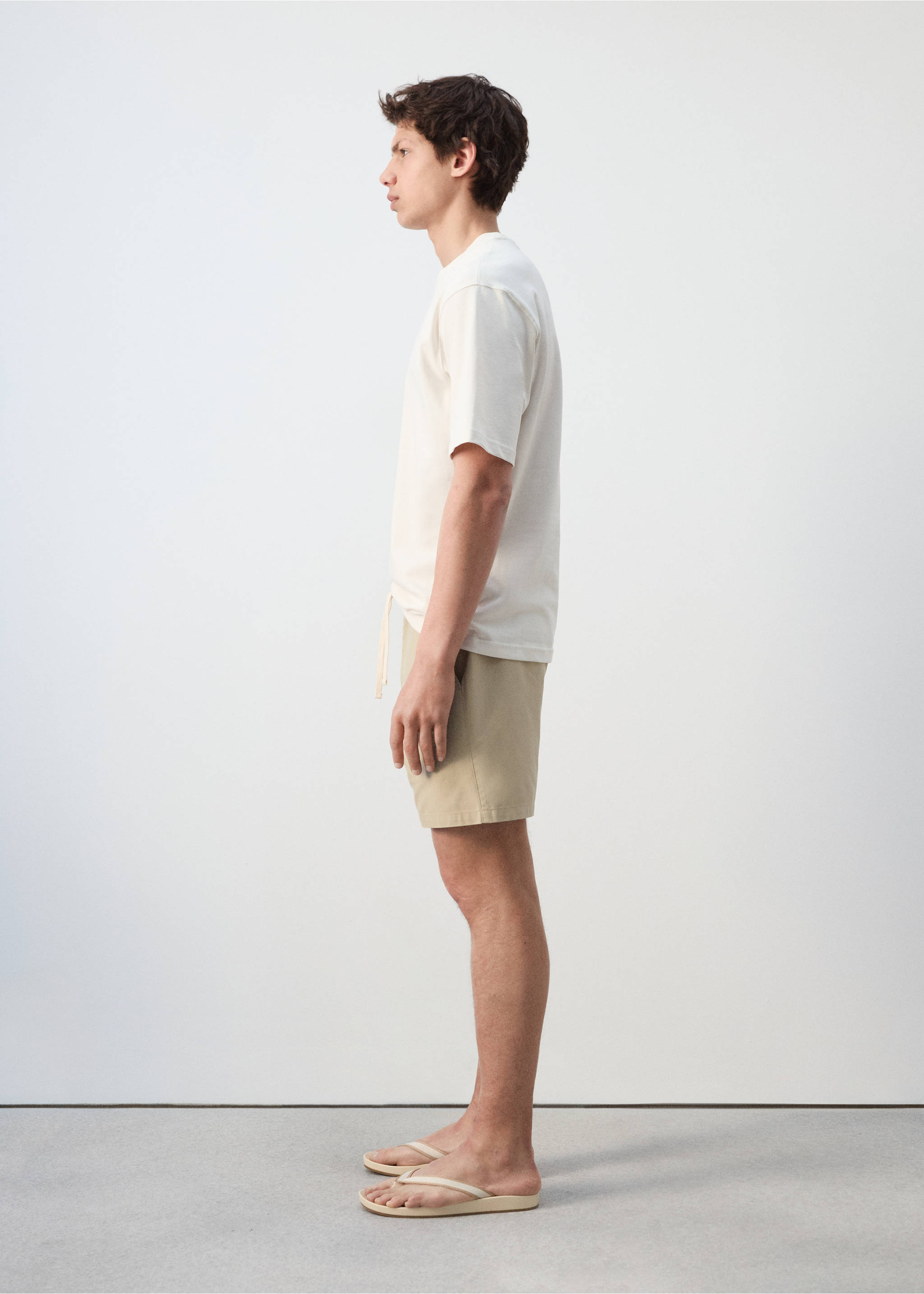 Bermuda shorts rey - Details of the article 2, Beige. Ref: 27039206-00.