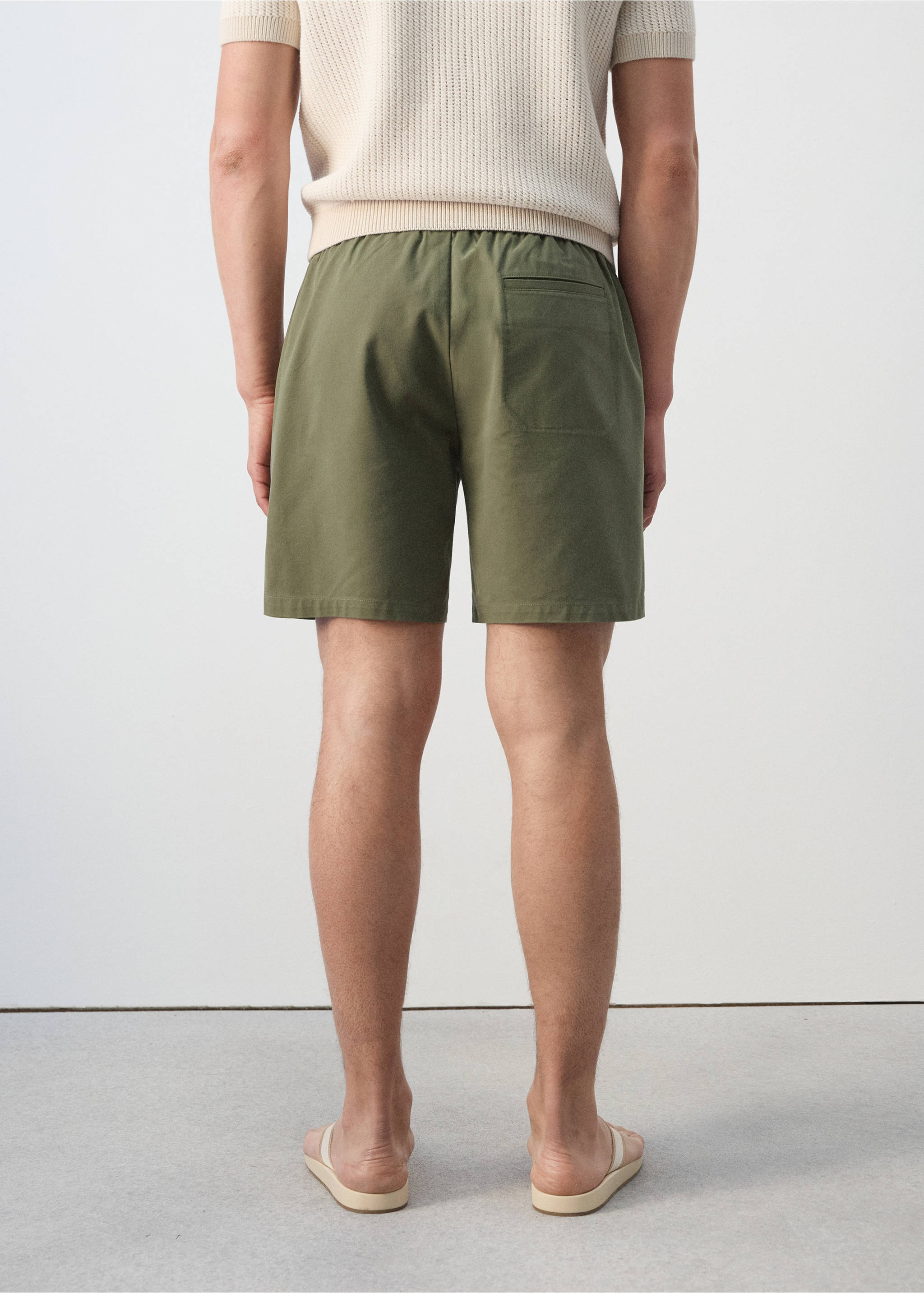 Bermuda shorts rey - Reverse of the article, Forest Green. Ref: 27039206-00.