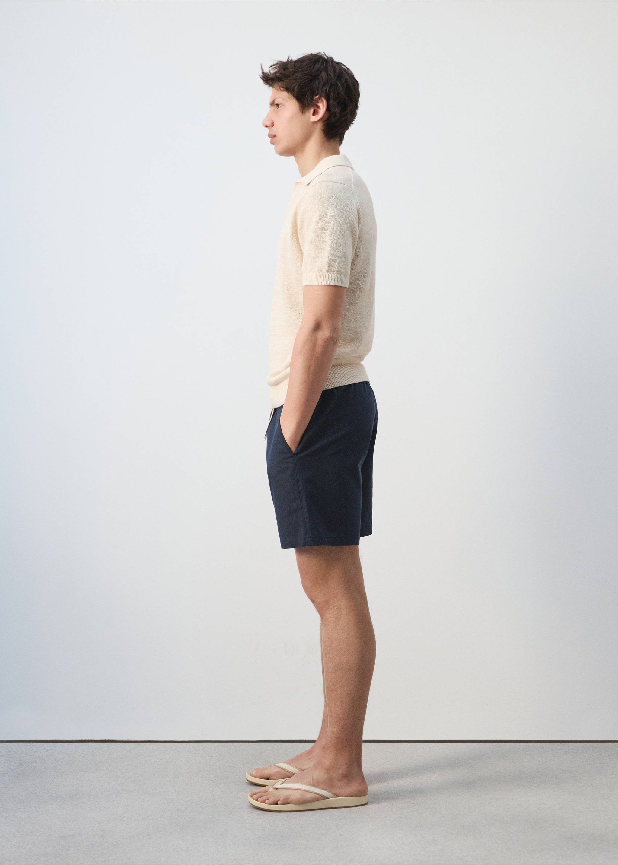 Bermuda shorts rey - Details of the article 2, Navy. Ref: 27039206-00.