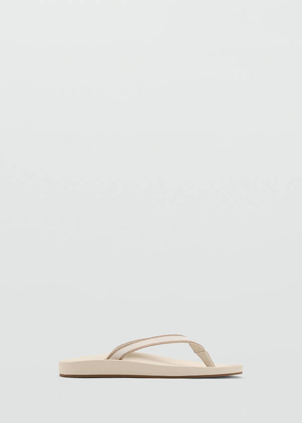 Strappy beach sandals — White