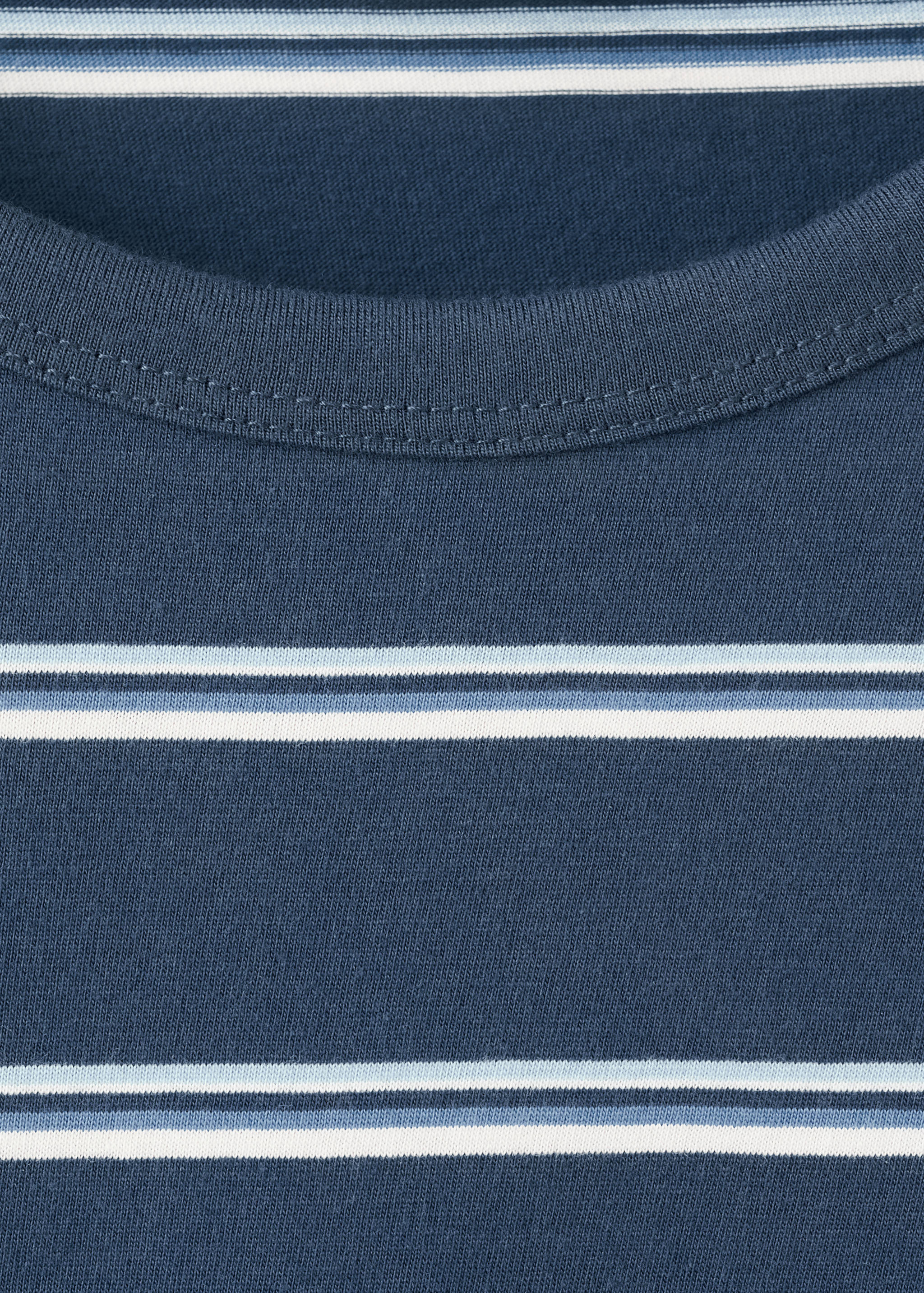 Striped cotton T-shirt - Details of the article 8
