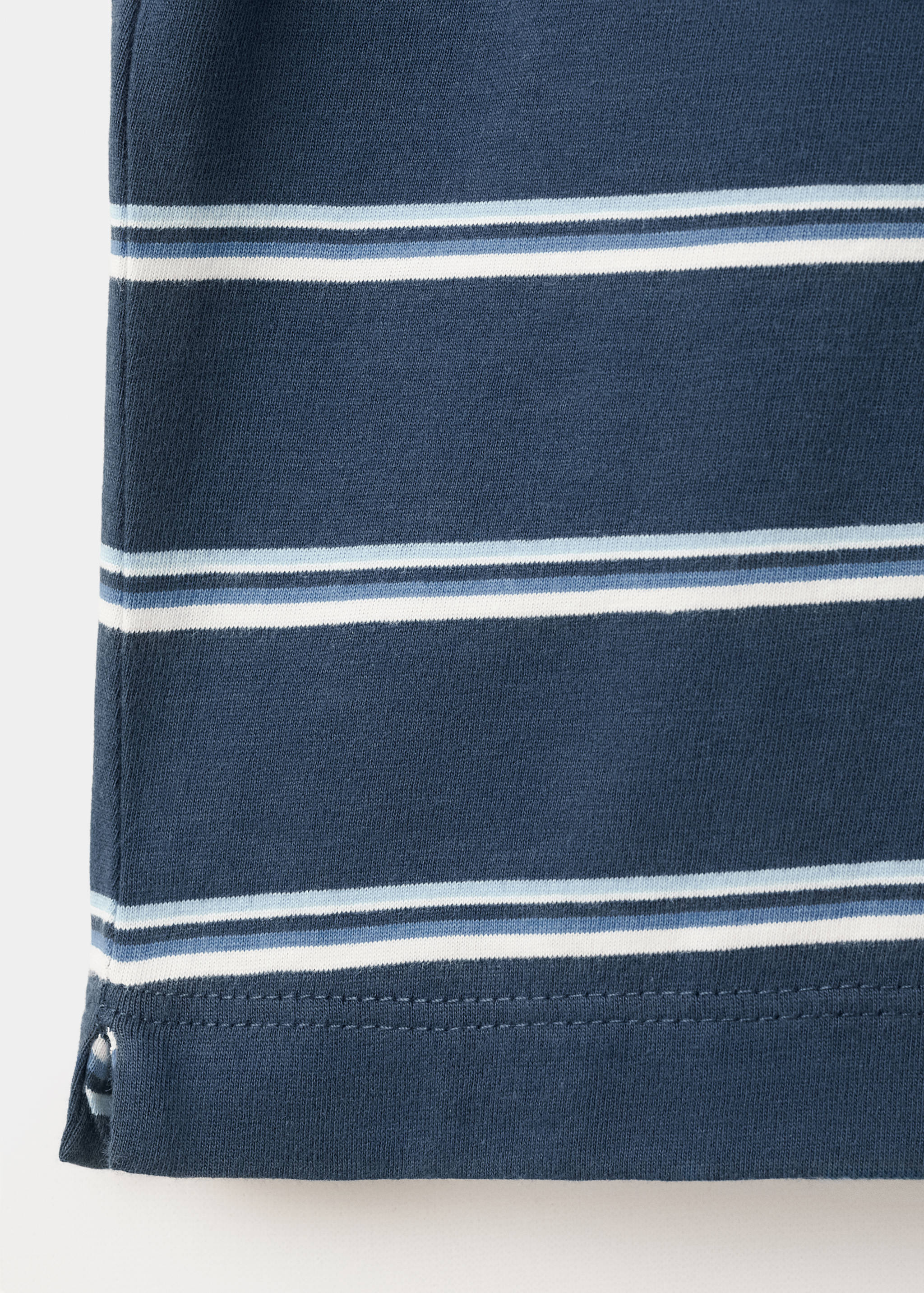 Striped cotton T-shirt - Details of the article 0