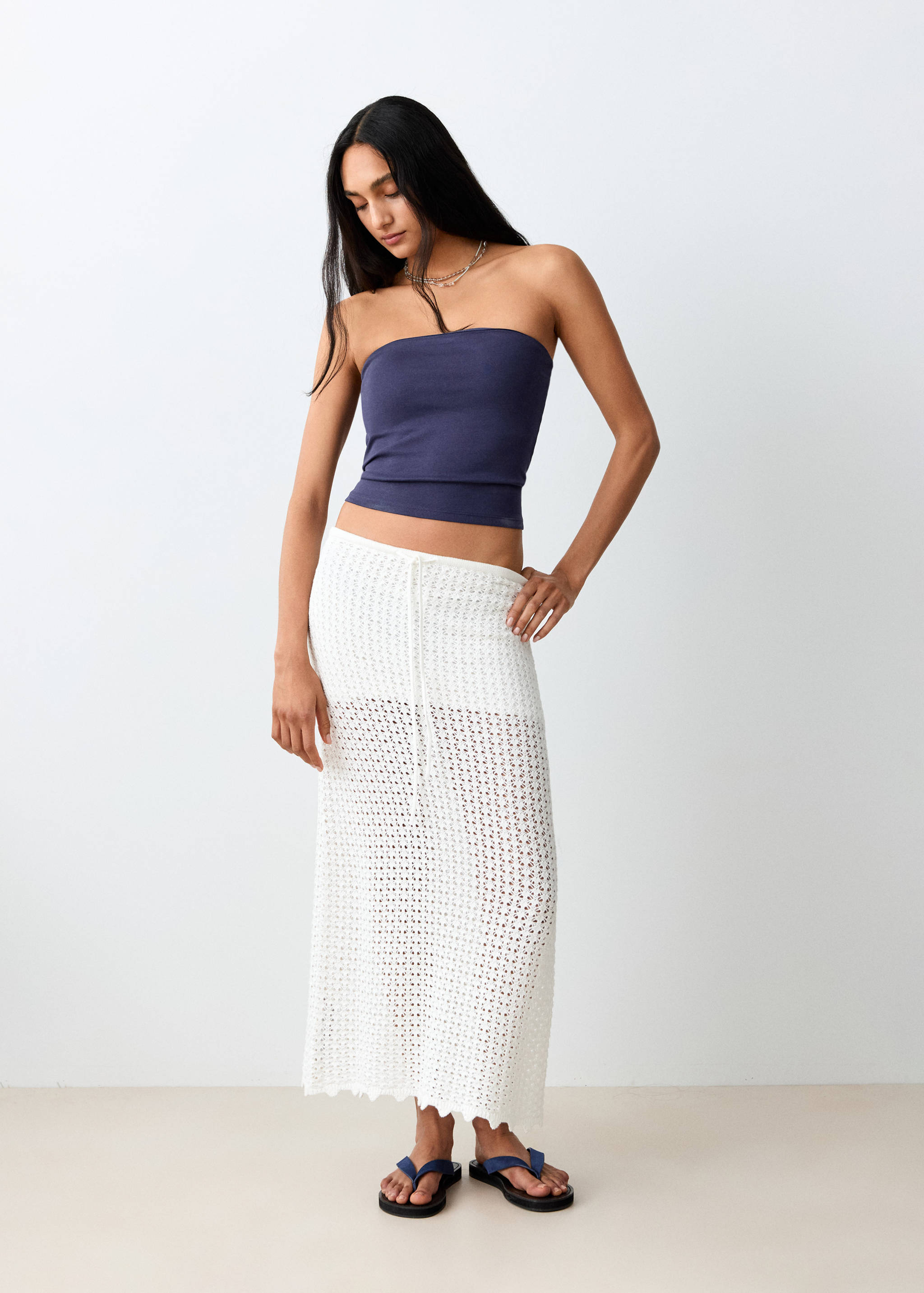 Strapless top - General plane