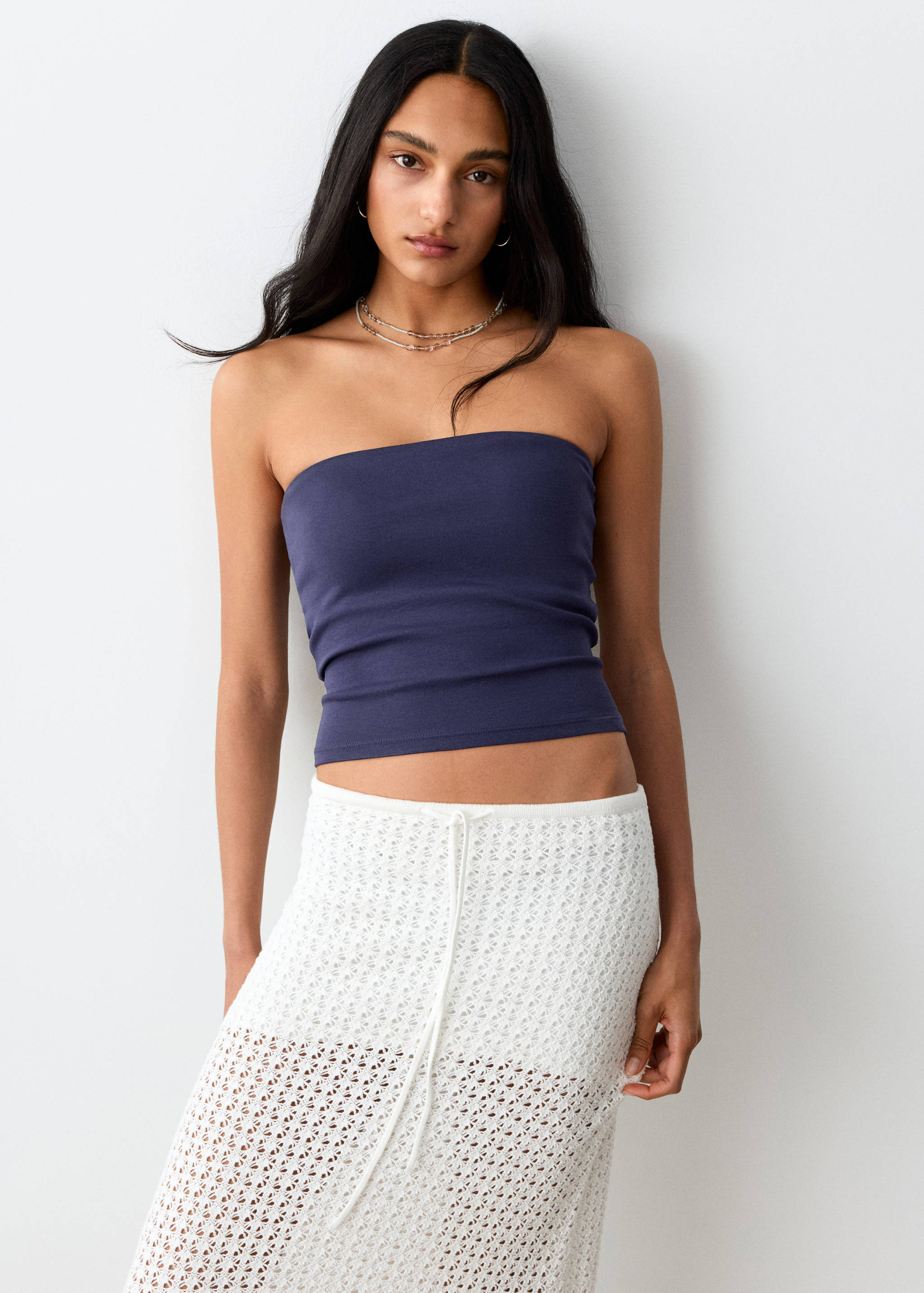 Strapless top - Medium plane