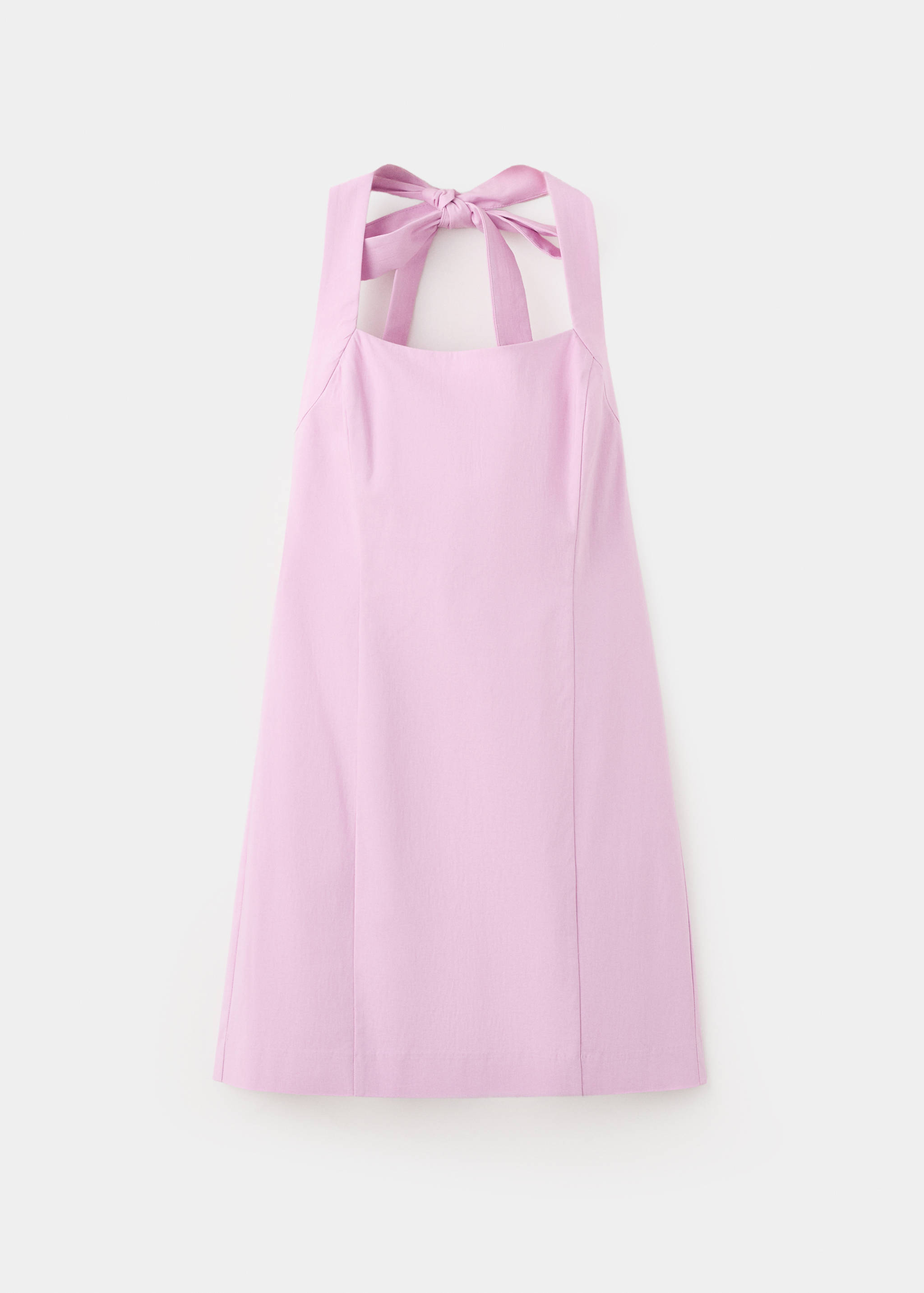 Short halter-neck dress - Article without model
