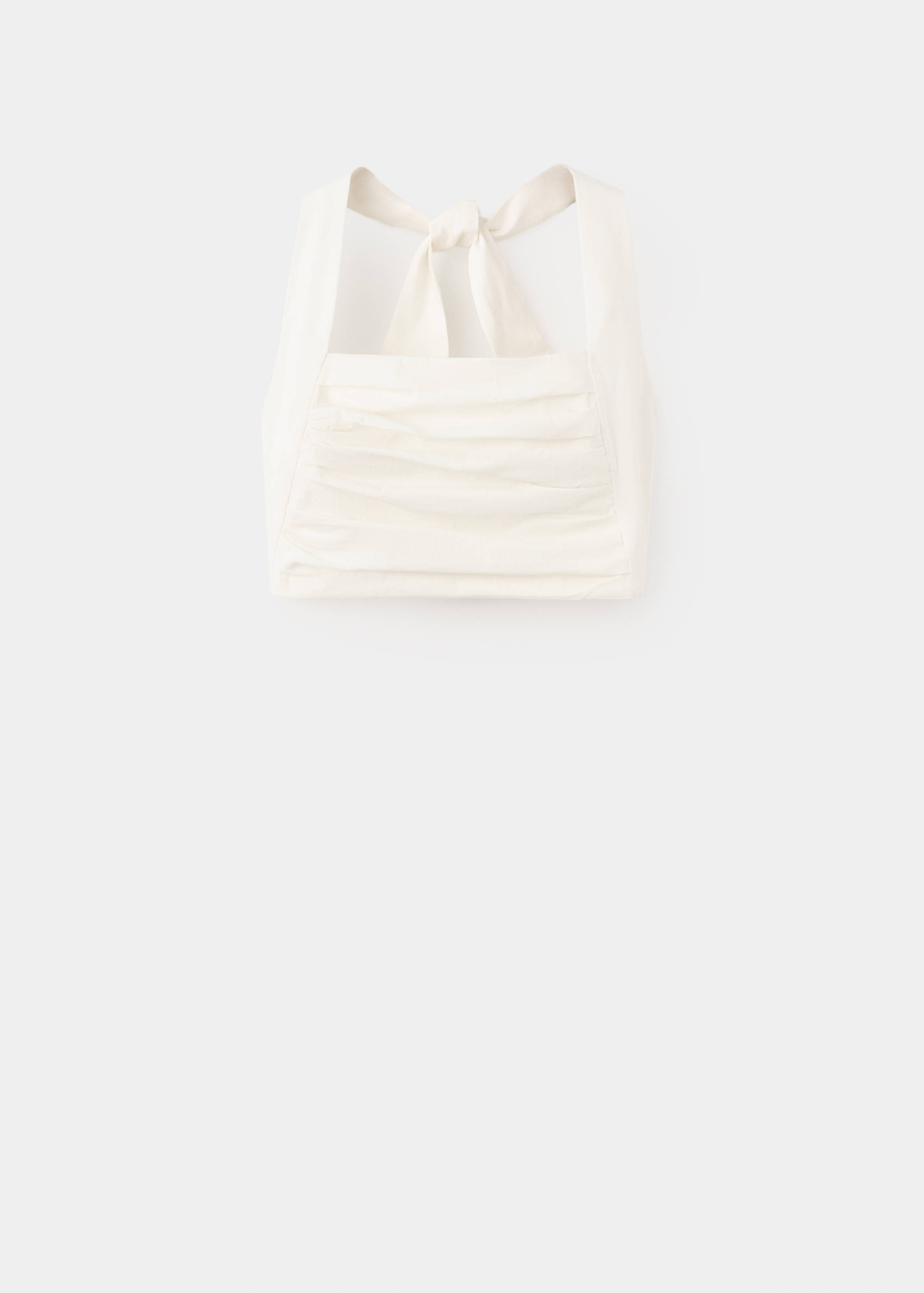 Crop top emmanchures américaines - Article sans modèle