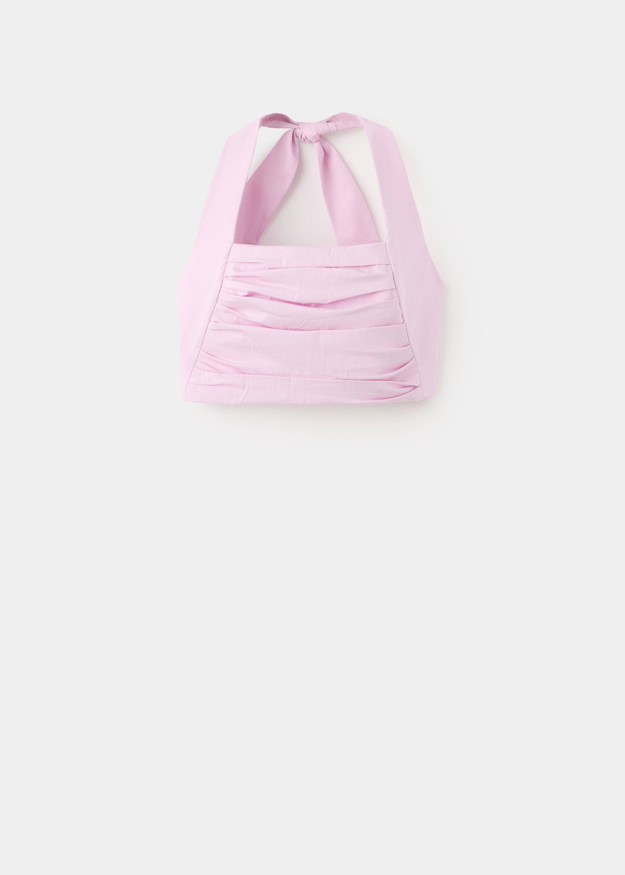 Crop top emmanchures américaines - Article sans modèle