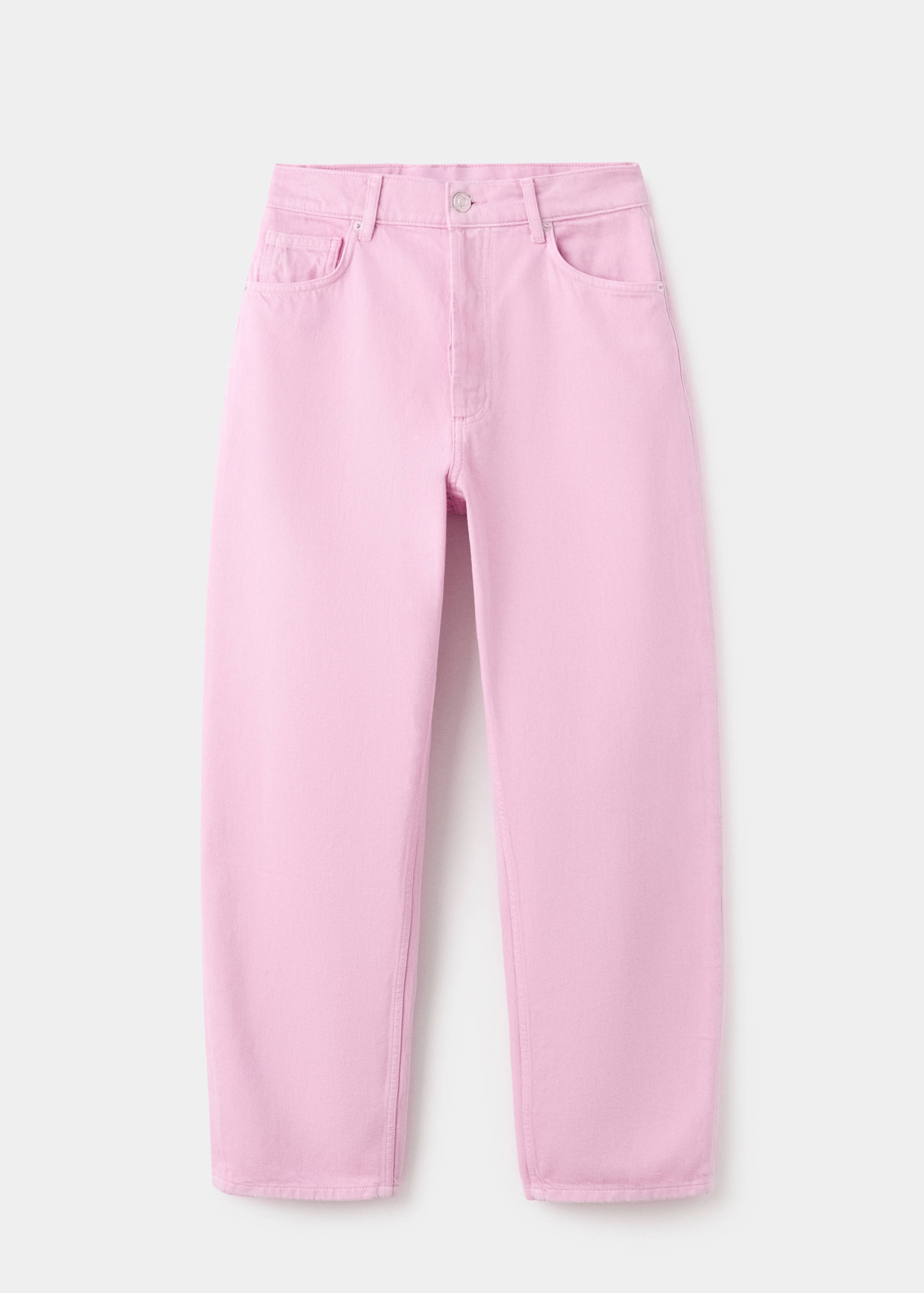 جينز موم-فيت بخصر عالٍ - منتج دون نموذج