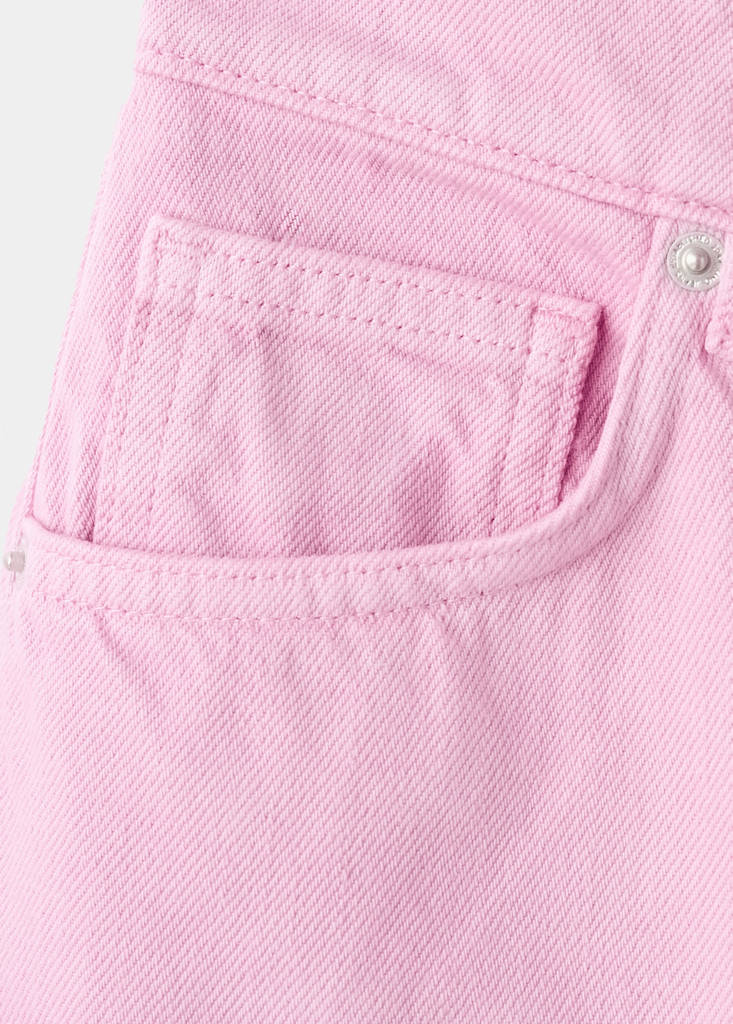 High-waisted Mom-fit jeans — Lilac