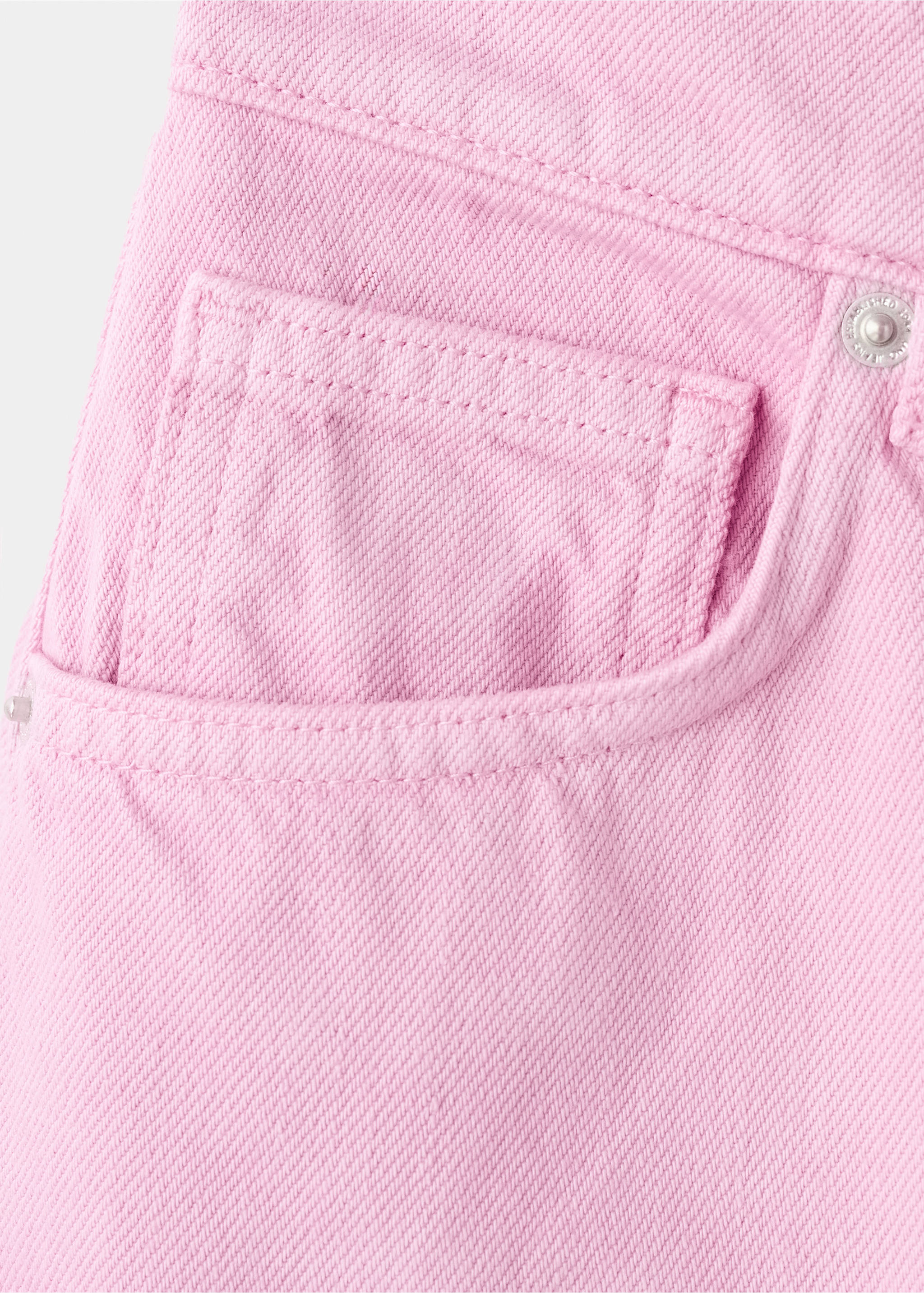 جينز موم-فيت بخصر عالٍ - تفاصيل المنتج 8, أرجواني. Ref: 27039219-00.