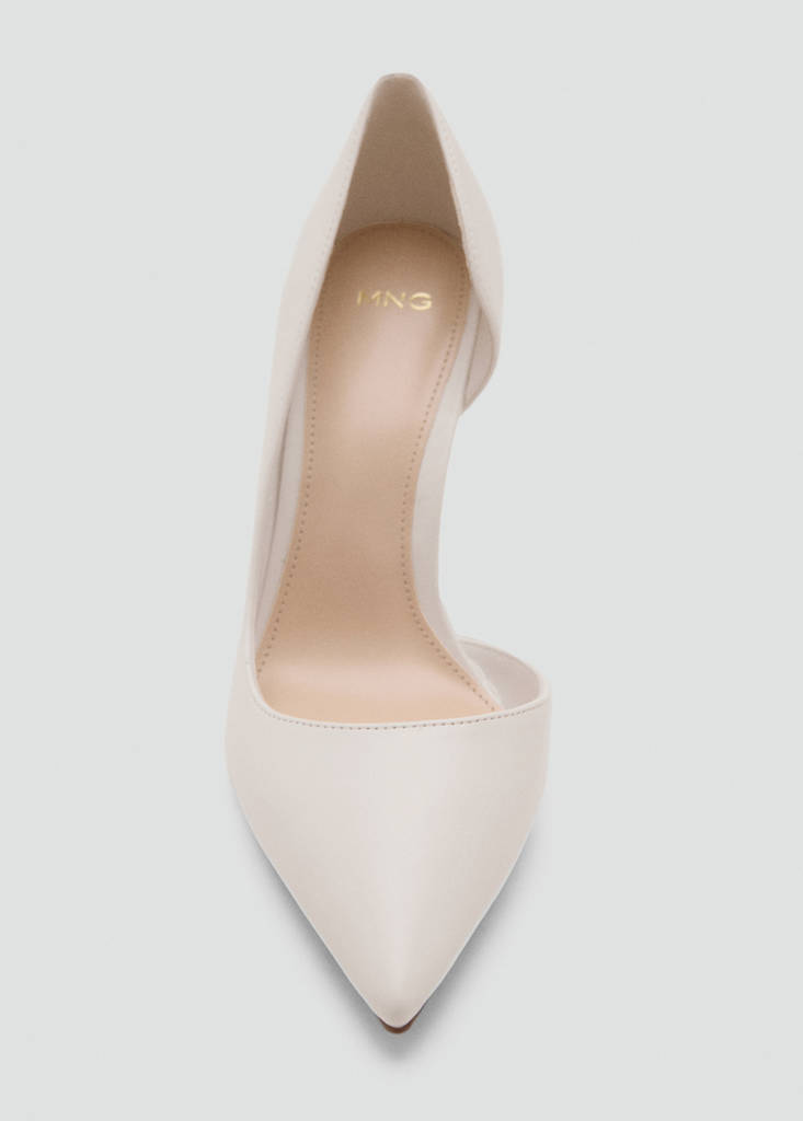 High-heeled shoes — White