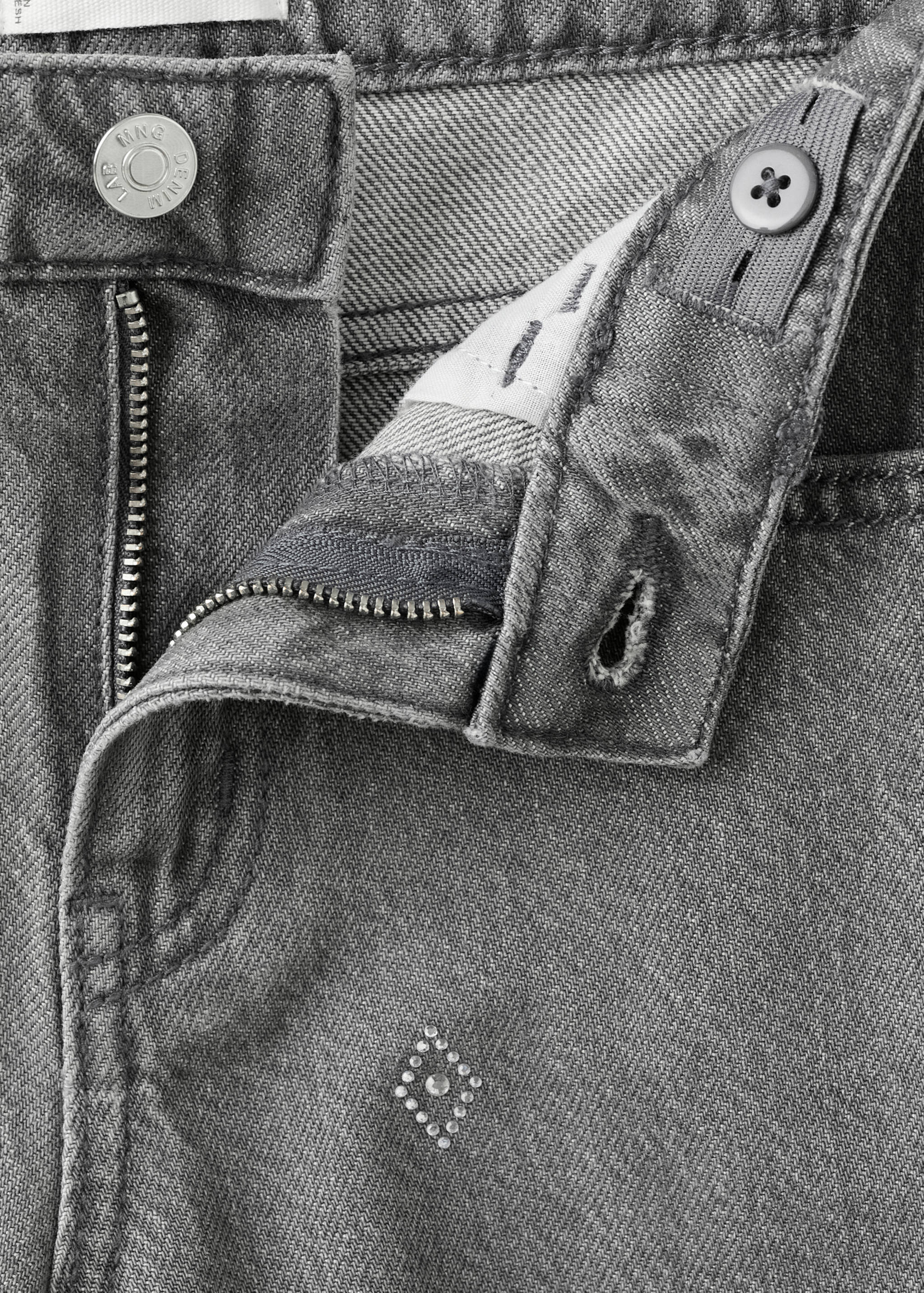 Jean large à strass - Détail de l'article 0