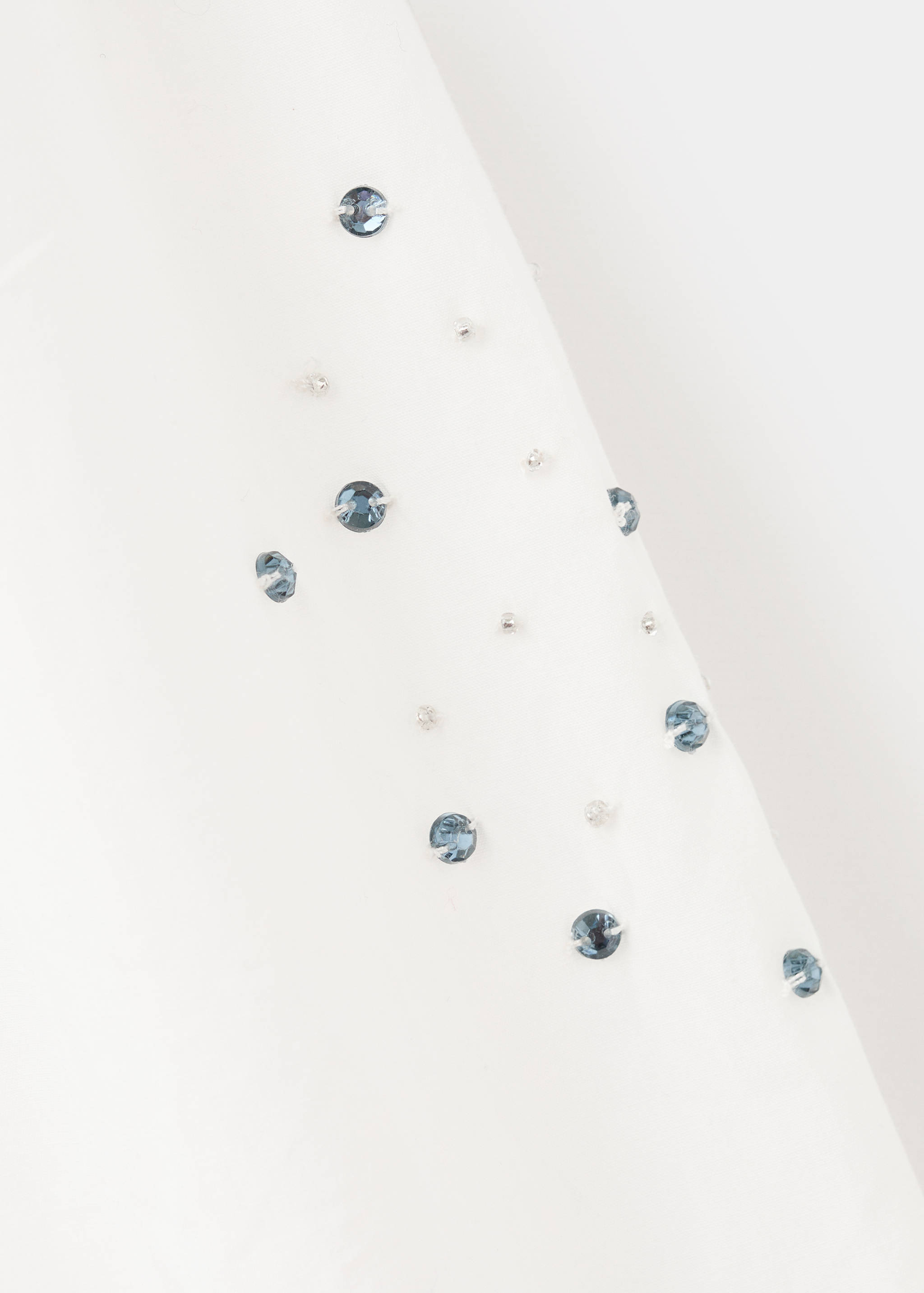 饰珠刺绣衬衫 - null