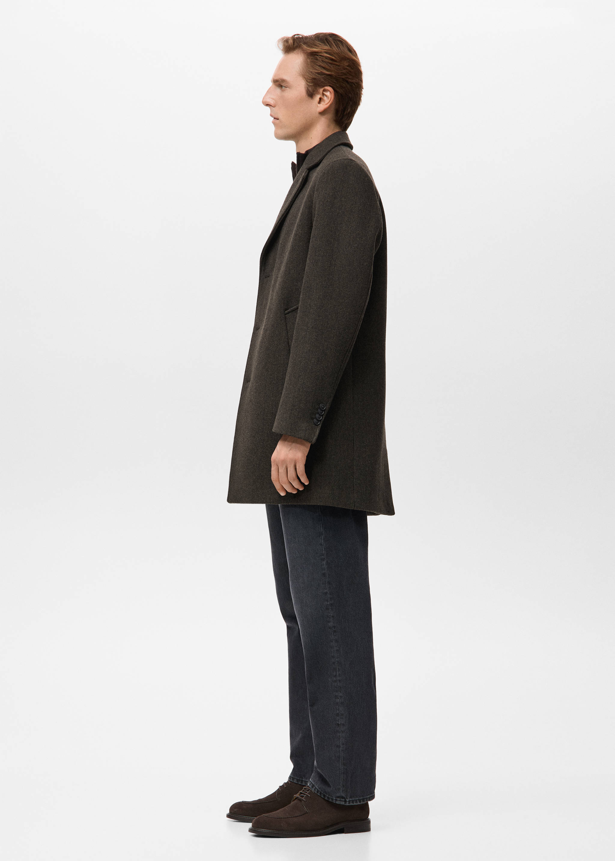 Lightweight recycled wool coat - Details of the article 2