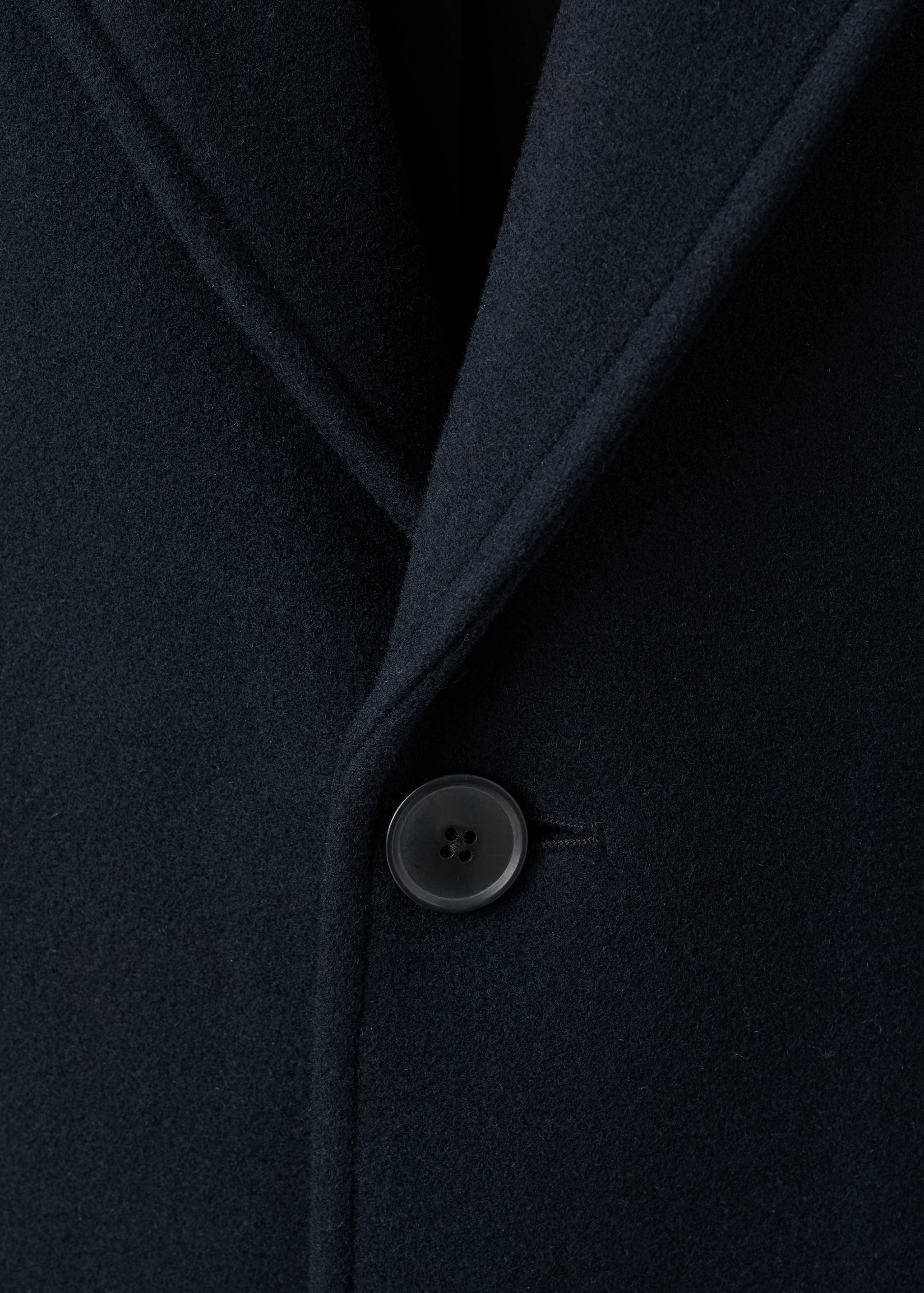 Lightweight recycled wool coat - Details of the article 8