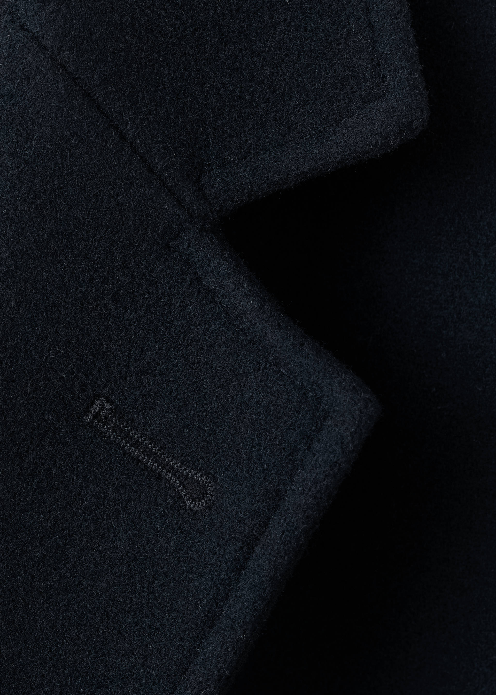 Lightweight recycled wool coat - Details of the article 0