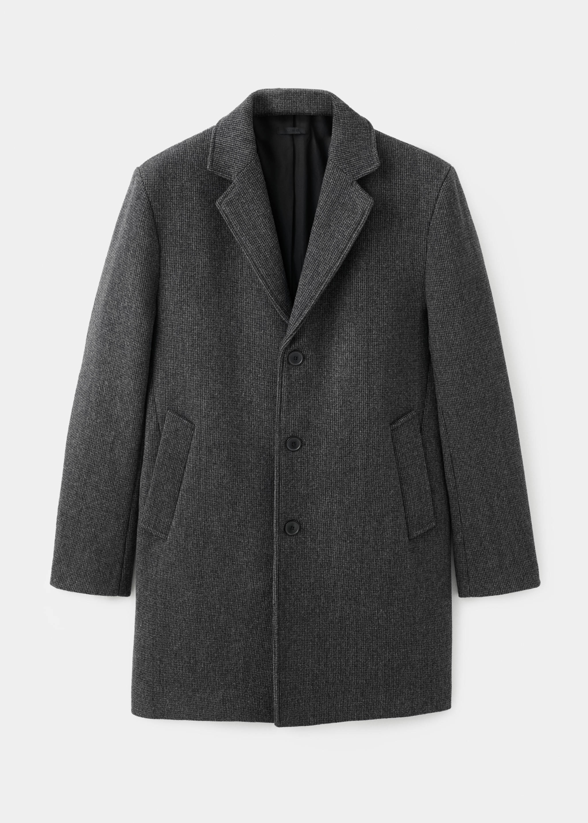Lightweight recycled wool coat - Article without model