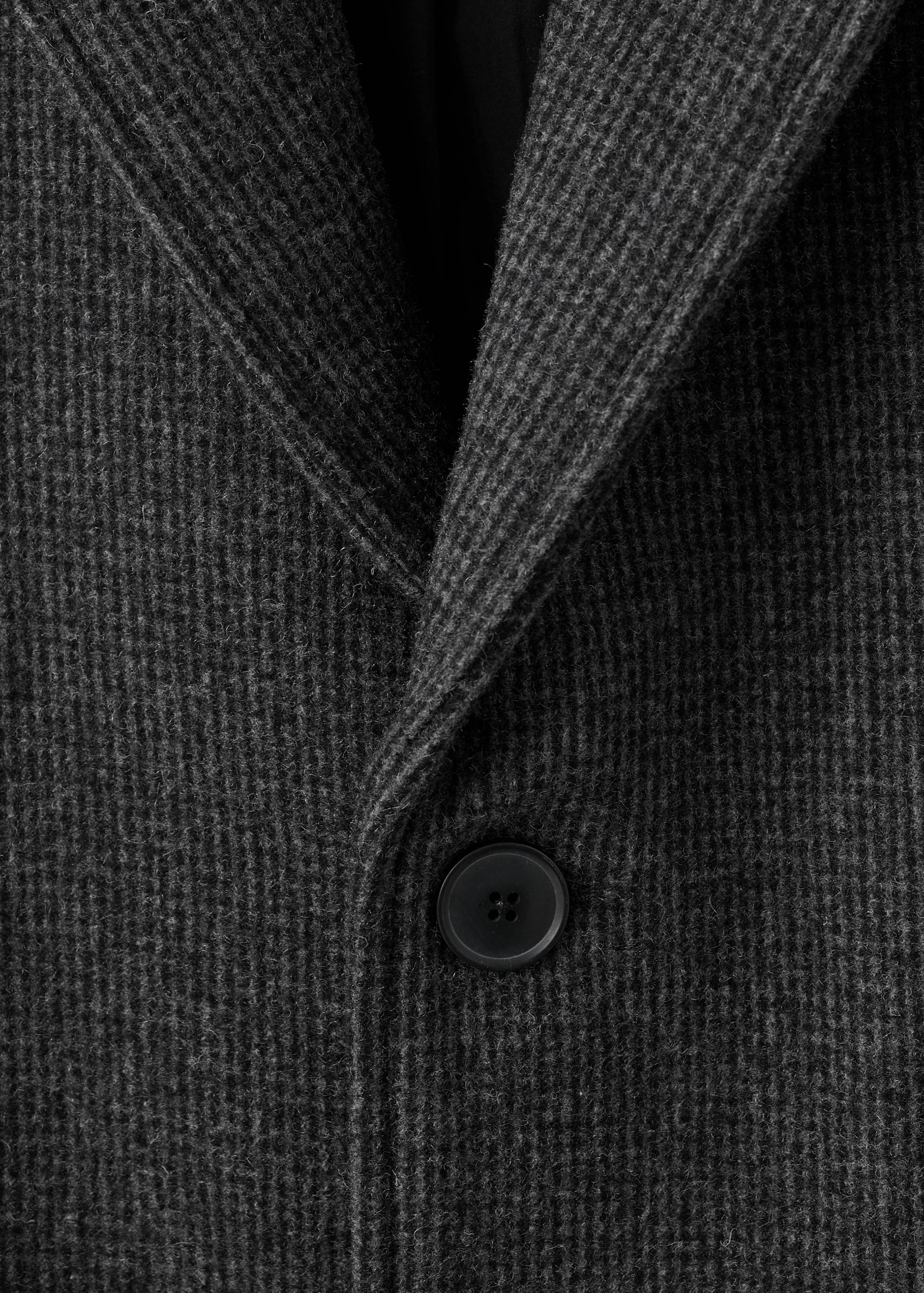 Lightweight recycled wool coat - Details of the article 8