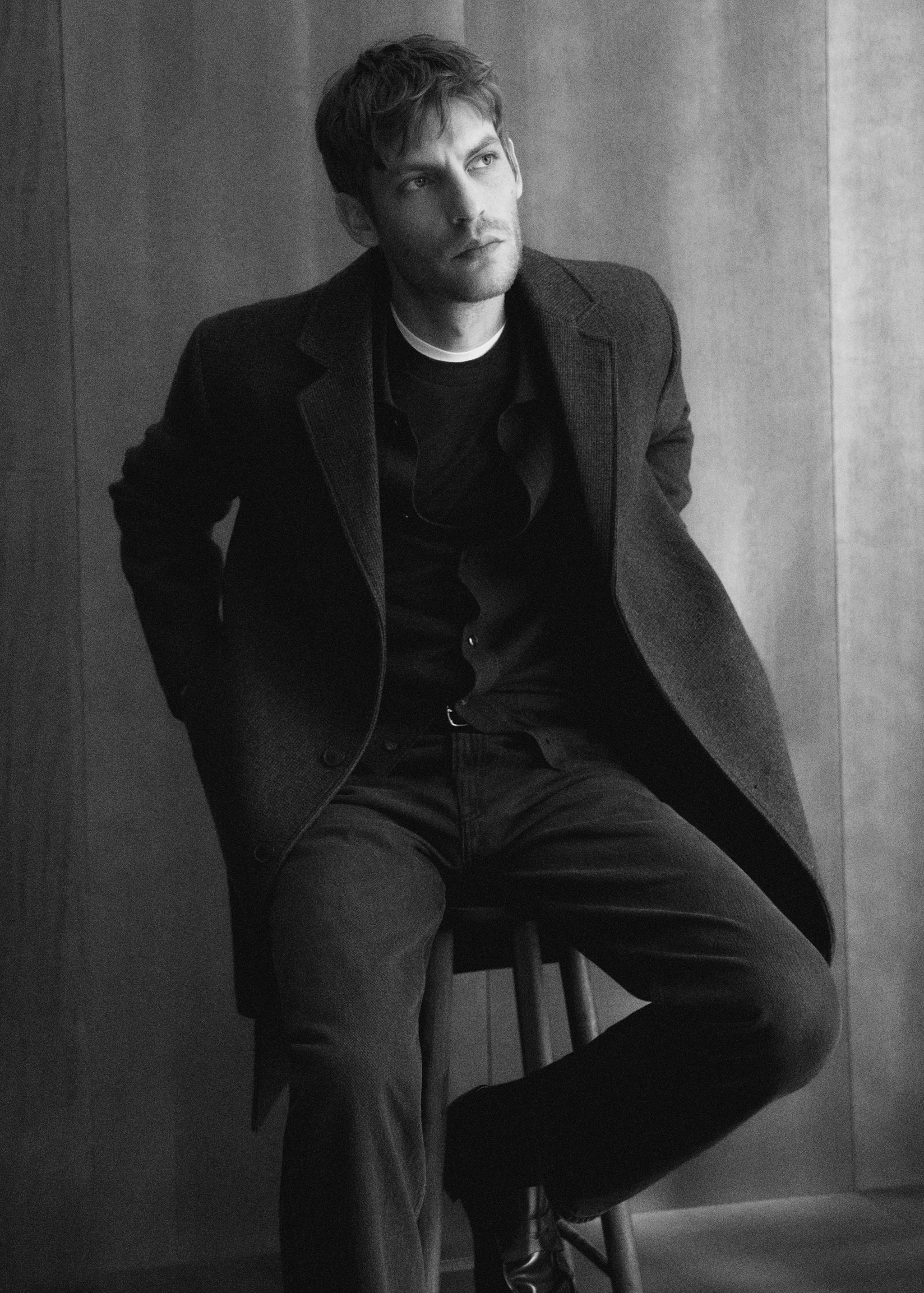 Lightweight recycled wool coat - Details of the article 5