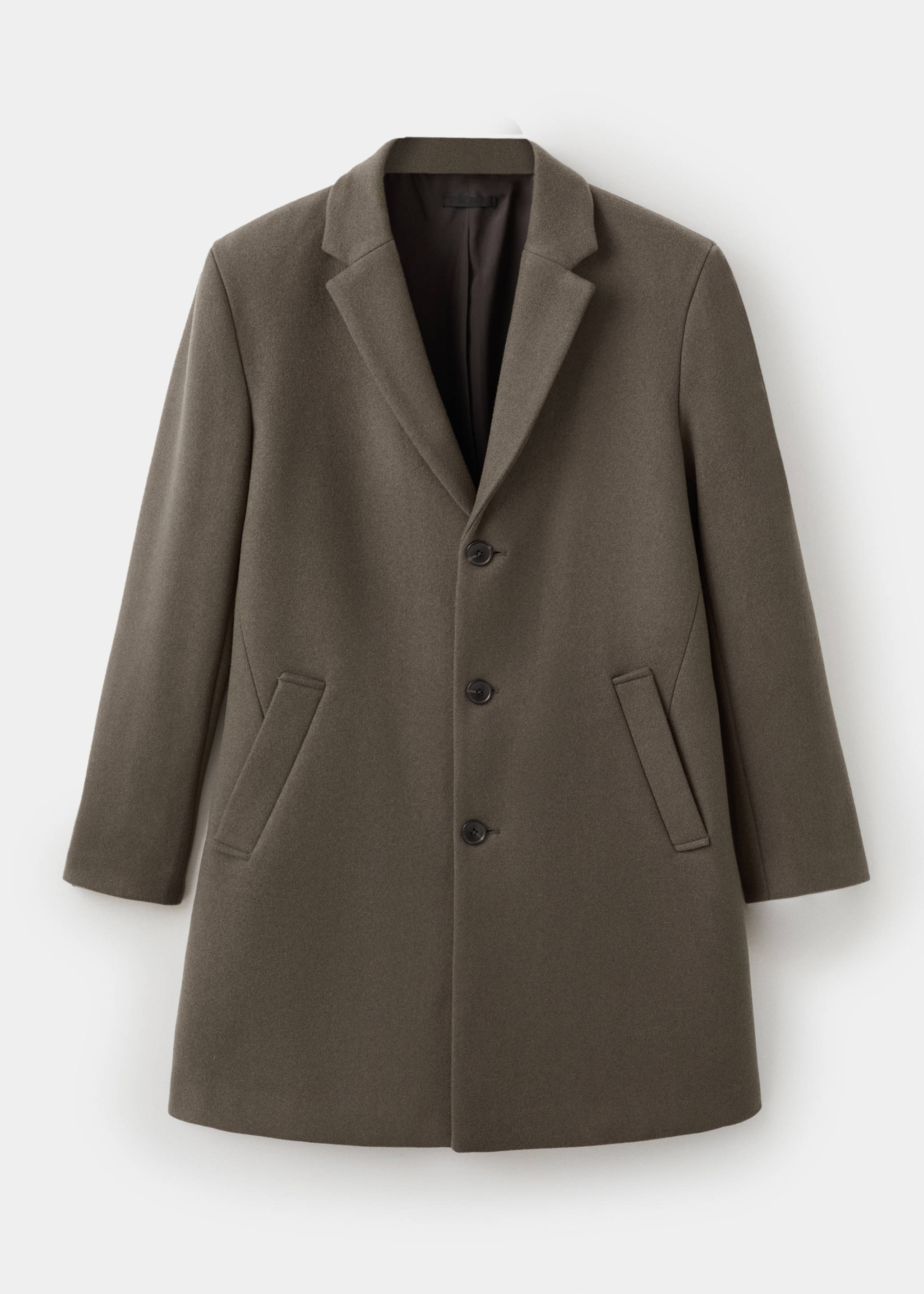 Wool coat with detachable inner collar - Details of the article 8