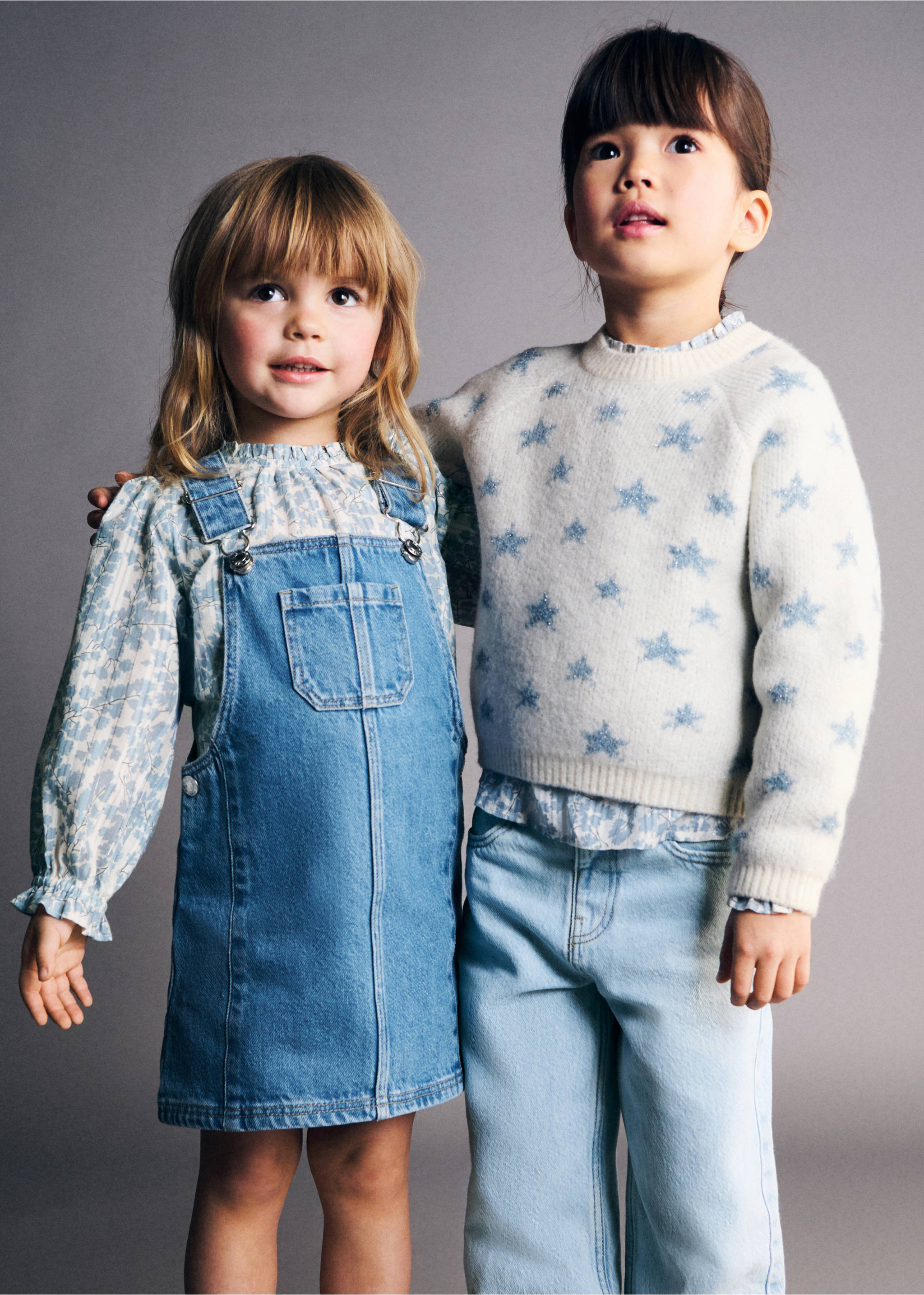 Jersey lurex estrellas - Plano medio, Crudo. Ref: 27041181-00.